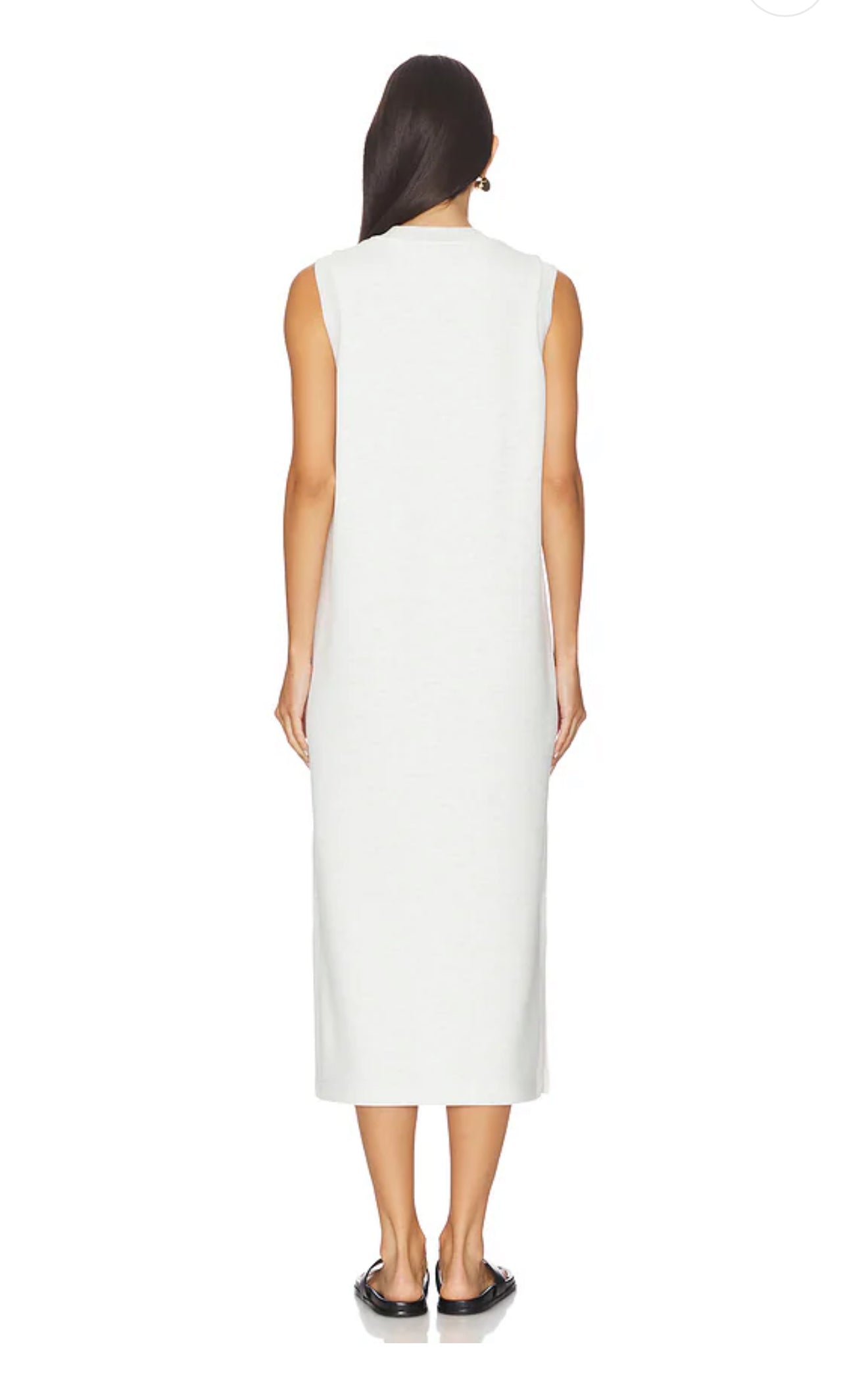 Beatrice Midi Dress - Ivory Marble