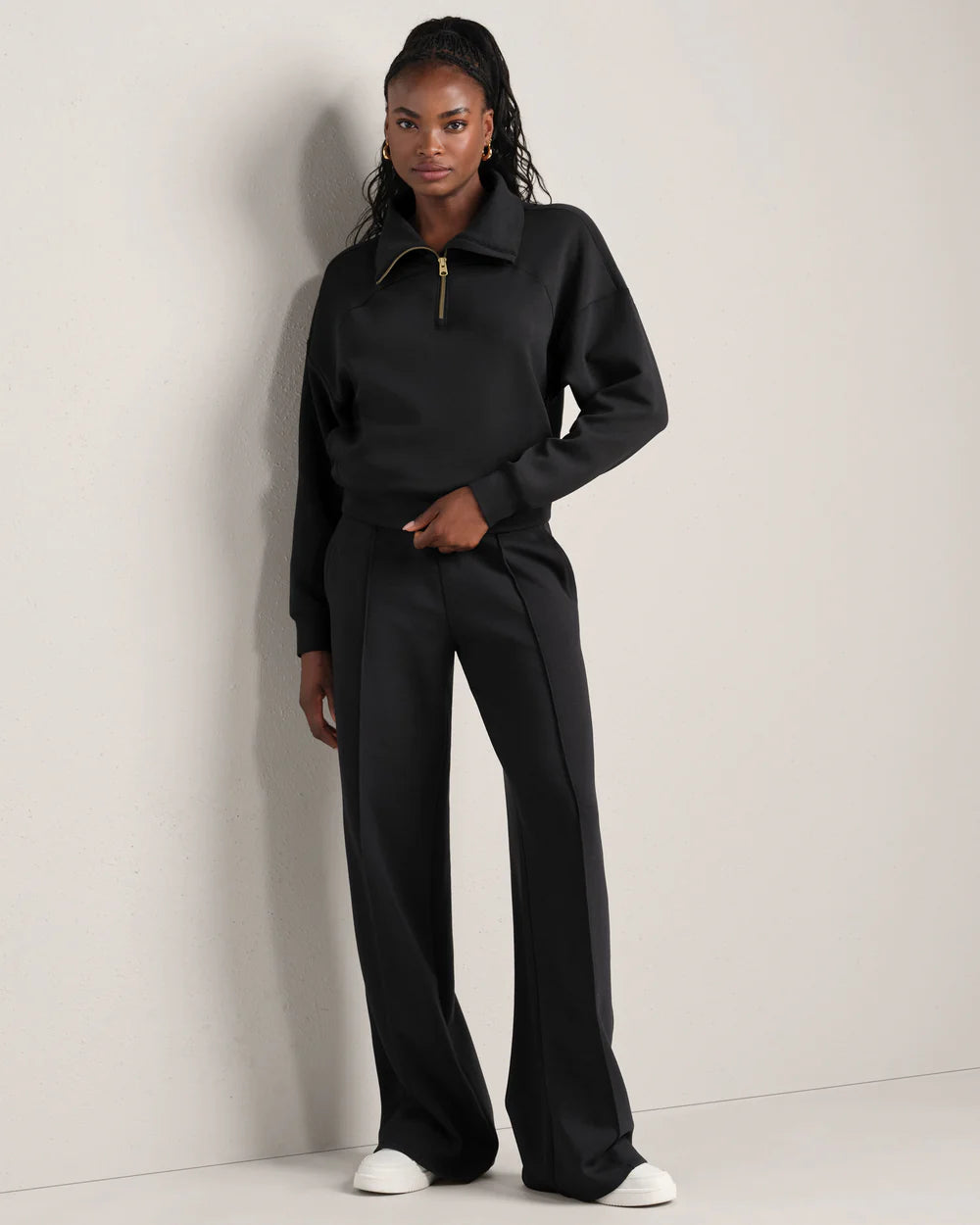 Dream glow 1/2 Zip/Trouser - Black Heather