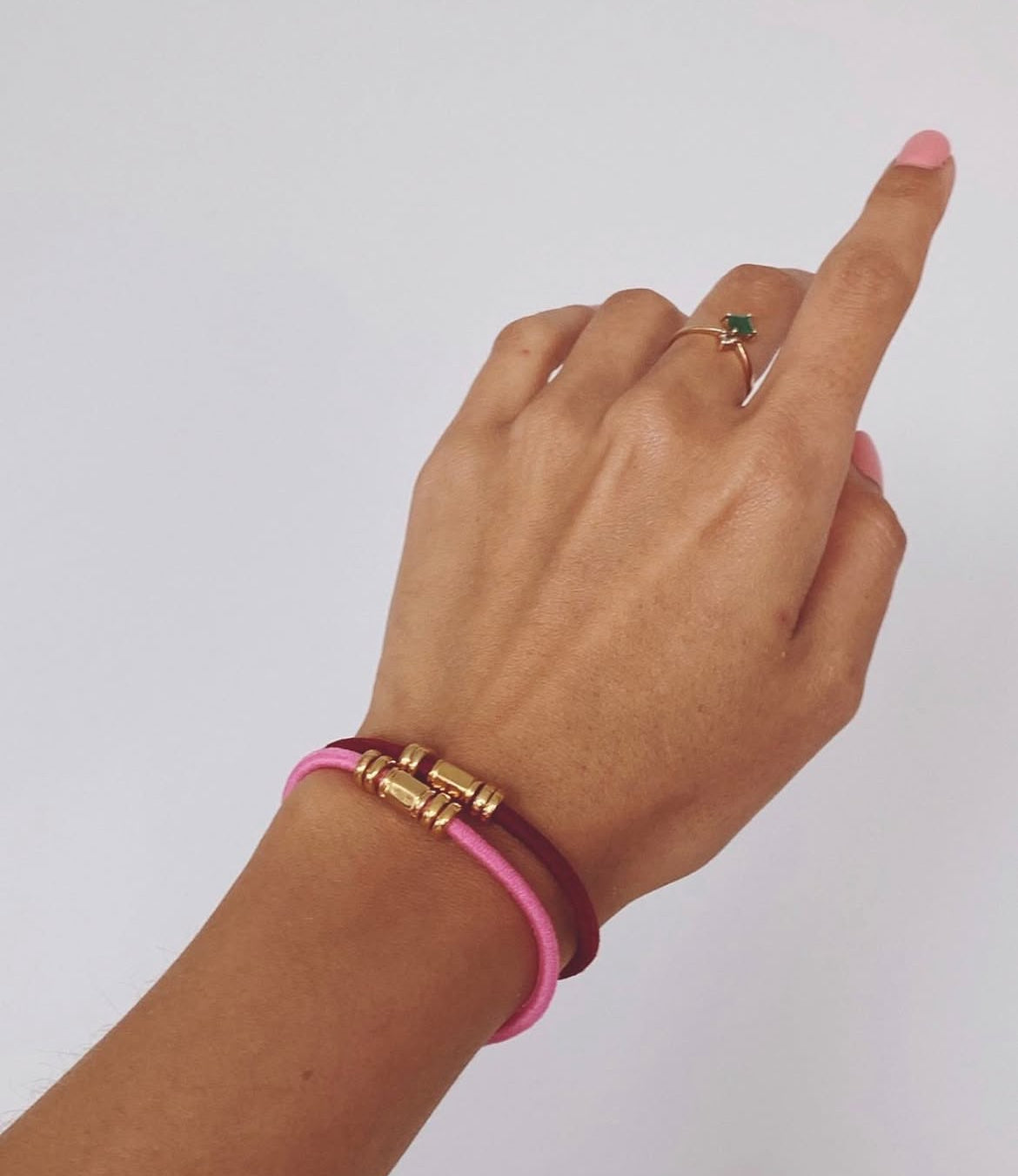 Barre Duo- Red & Pink/ G