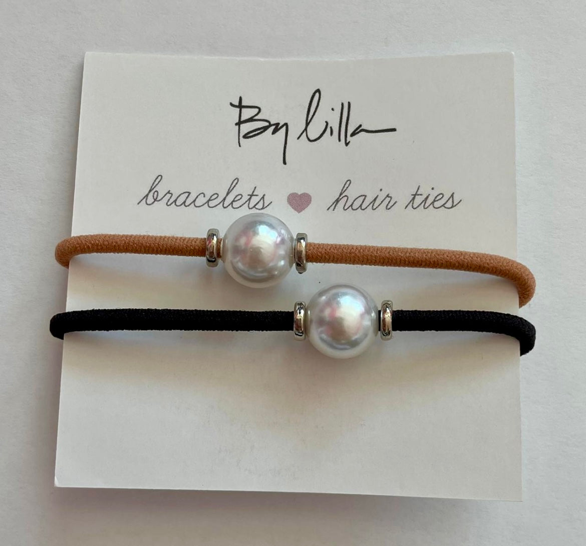 Pearls Duo- Nude & Black/ S