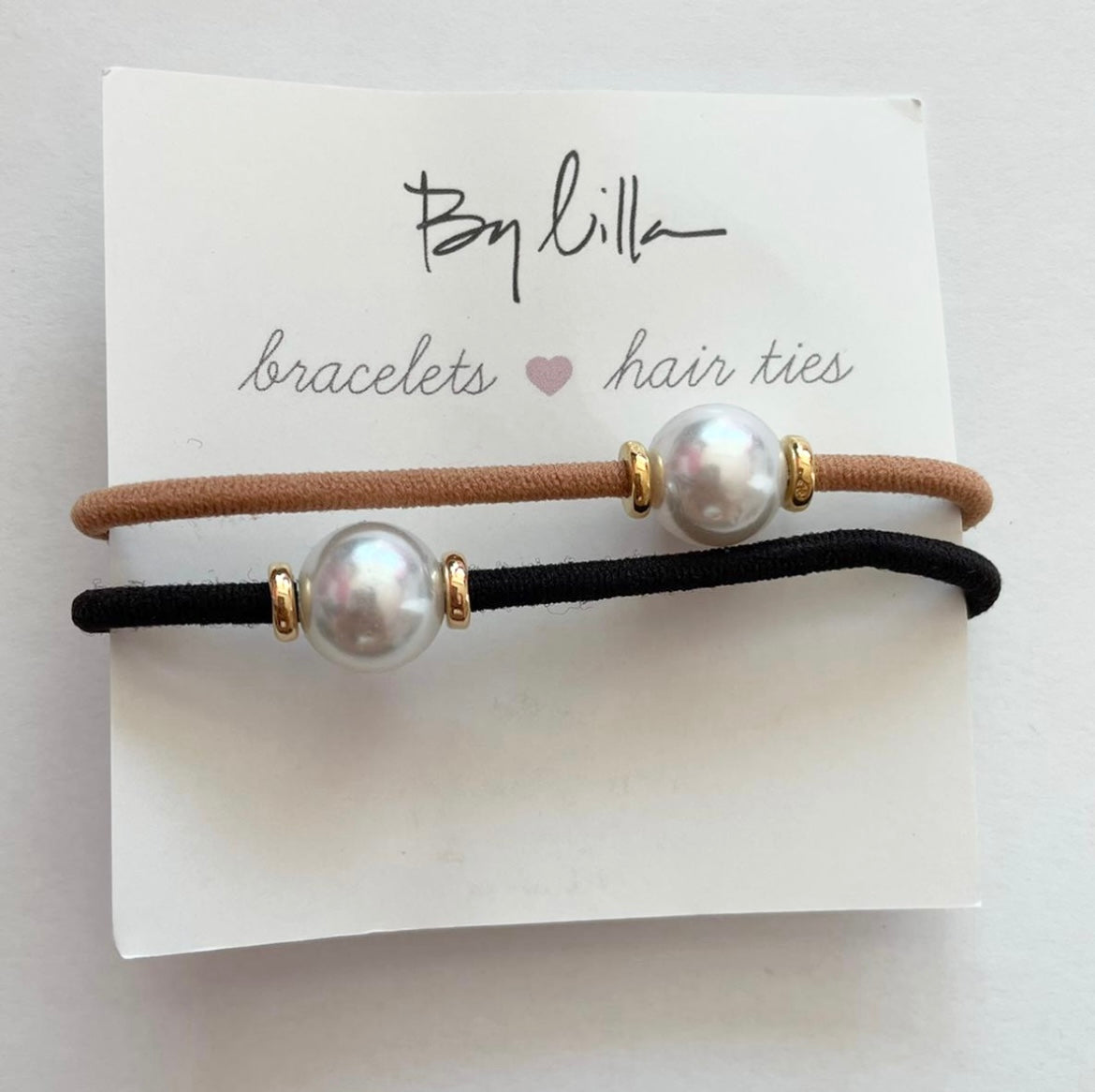 Pearls Duo- Nude & Black/ G