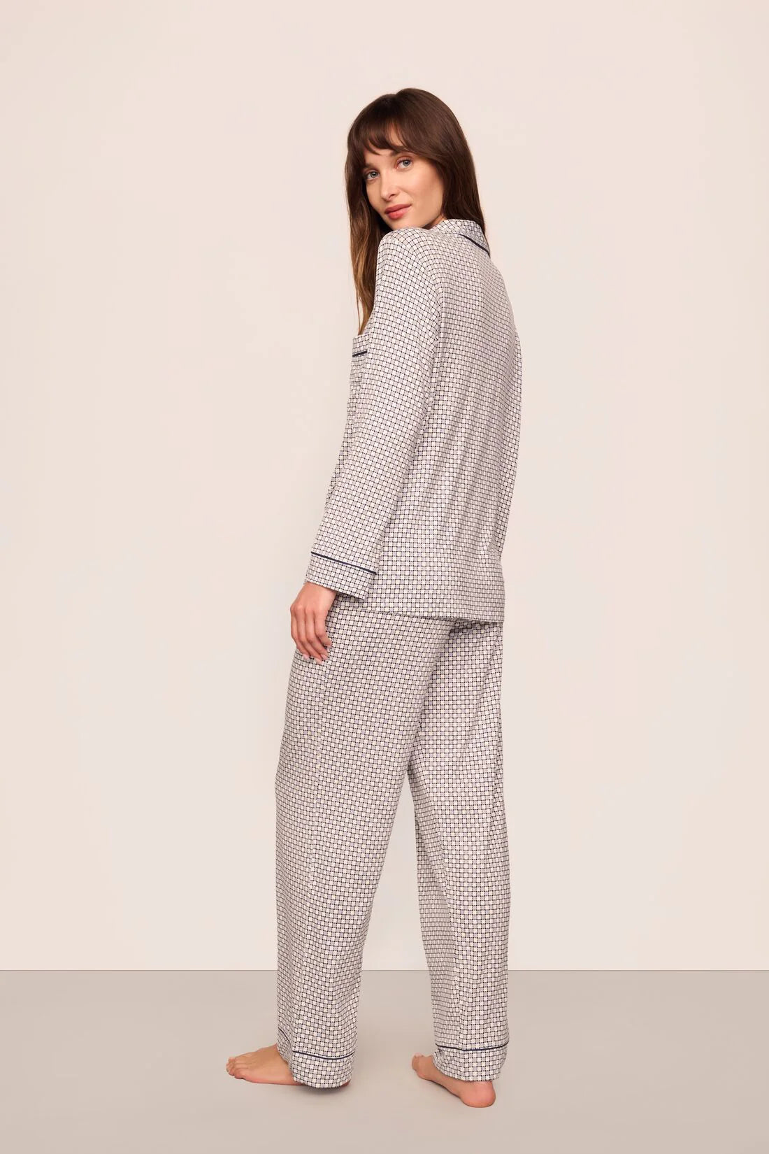Gisele Long PJ Set - Geo Sphere Gray Dawn