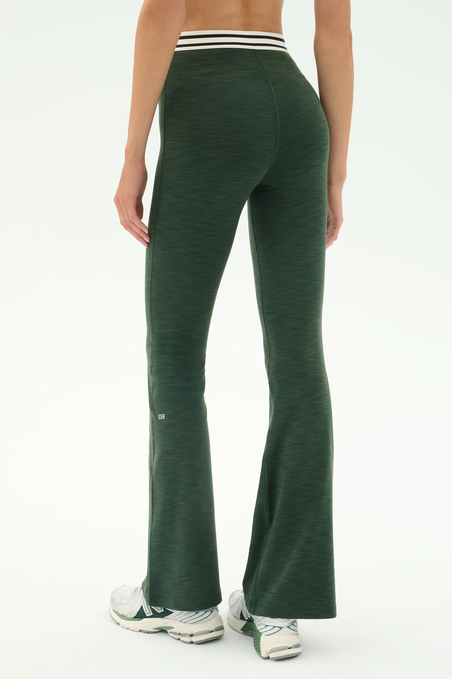 Raquel Flare Rib - Military