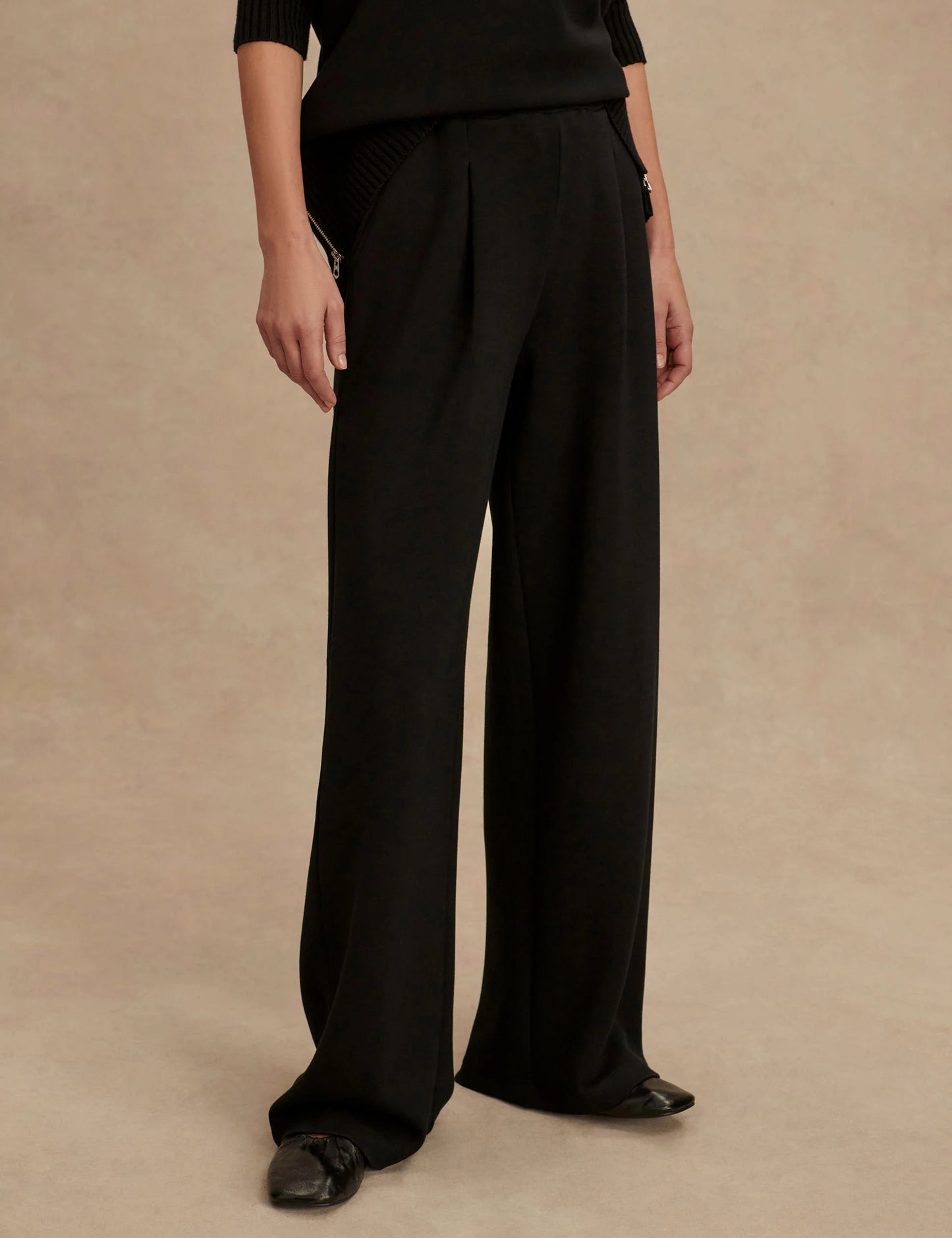 Hawley Half Zip/Wide Leg Pant