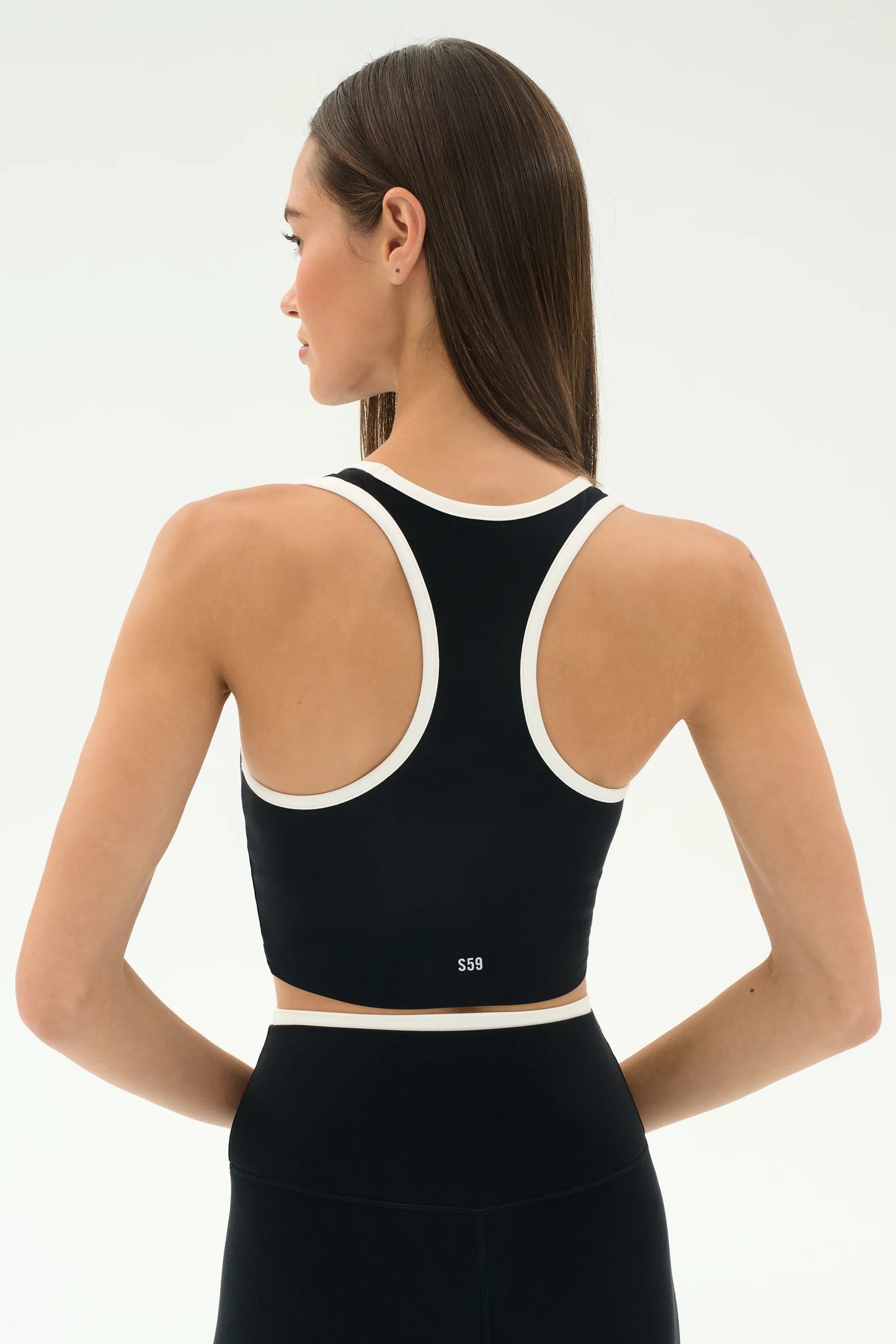 Amber Bralette - Black/White