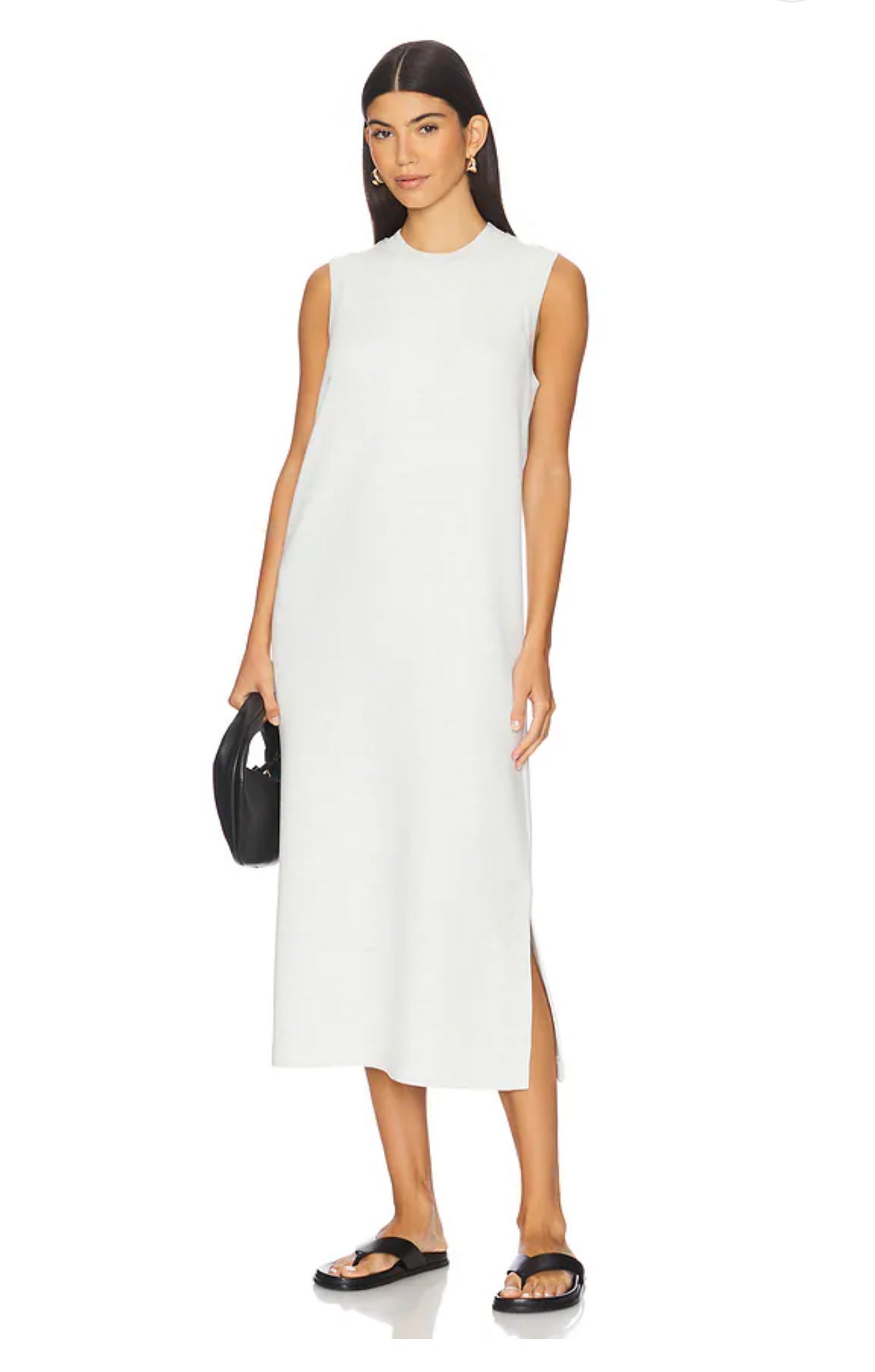Beatrice Midi Dress - Ivory Marble