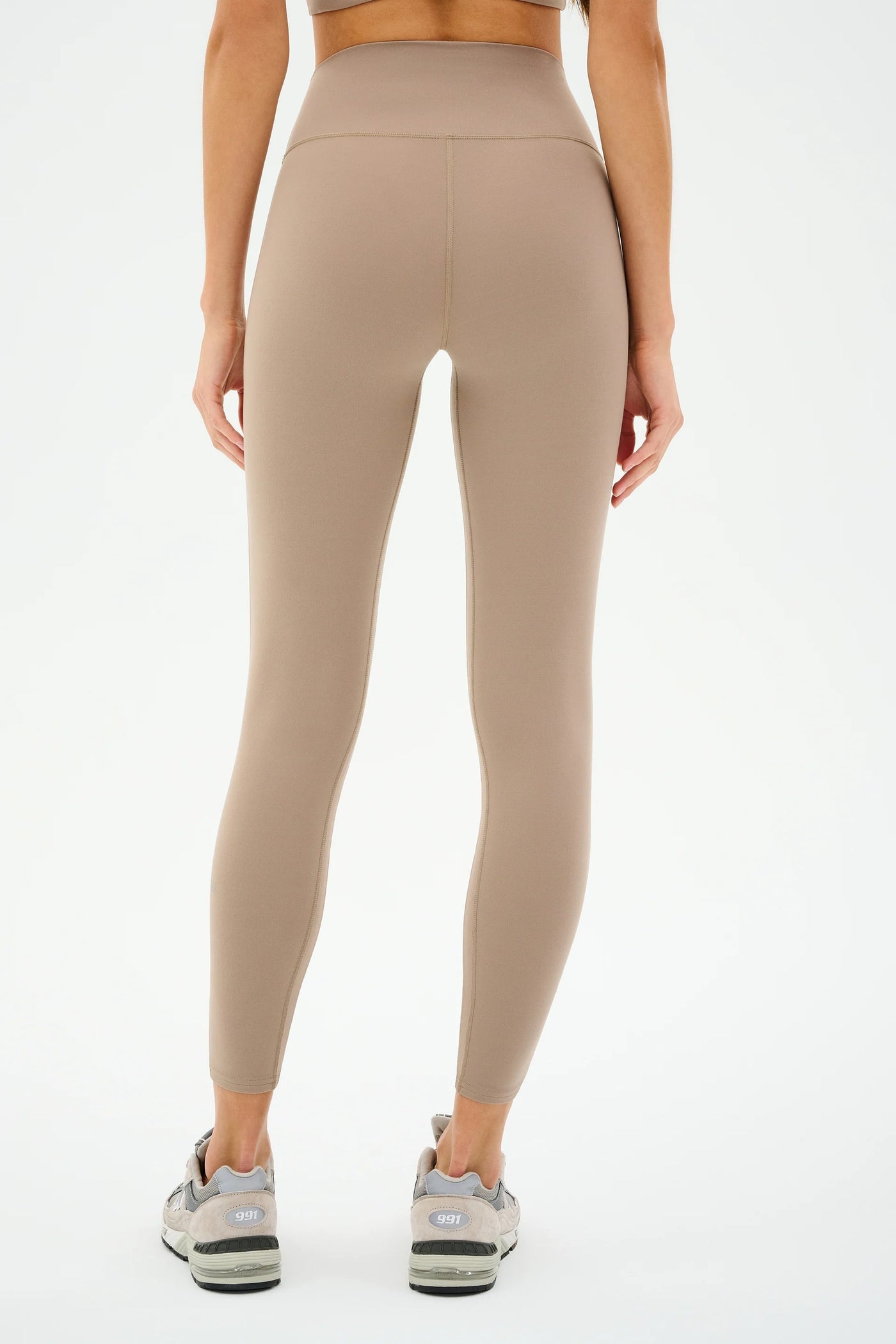Chevron Airweight HW 7/8 Legging - Latte/Indigo