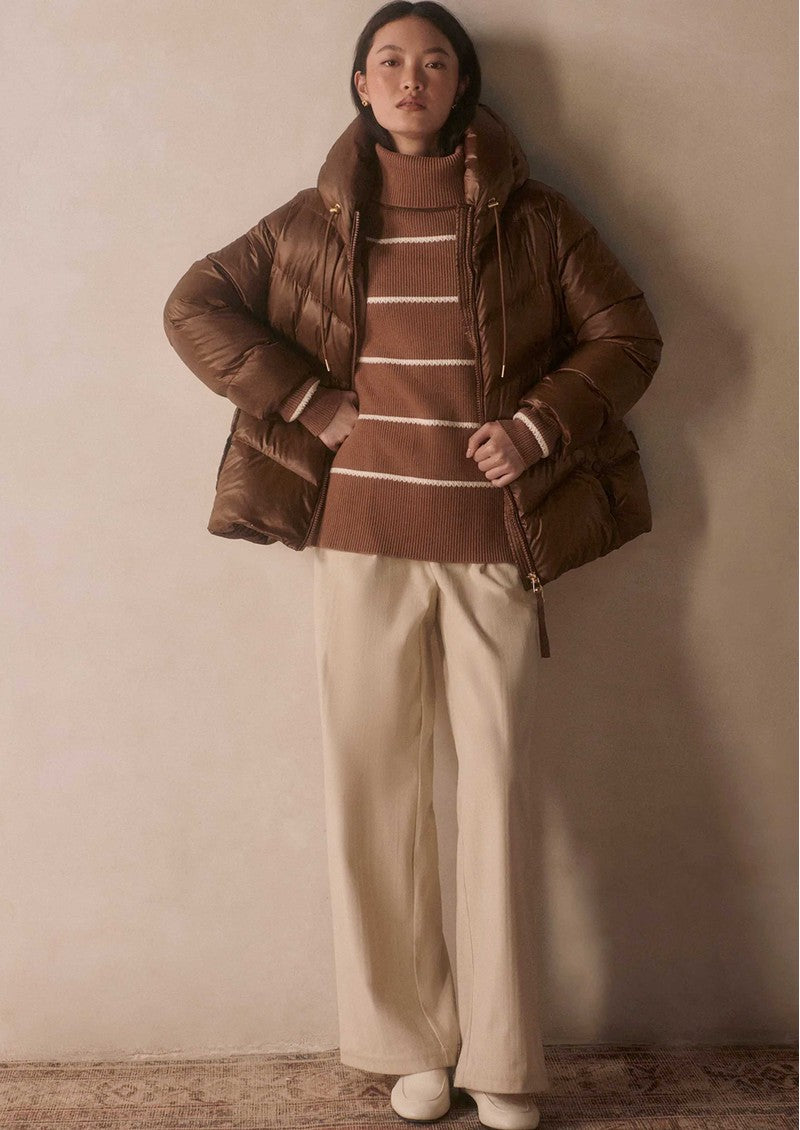 Madelina Down Jacket - Brown