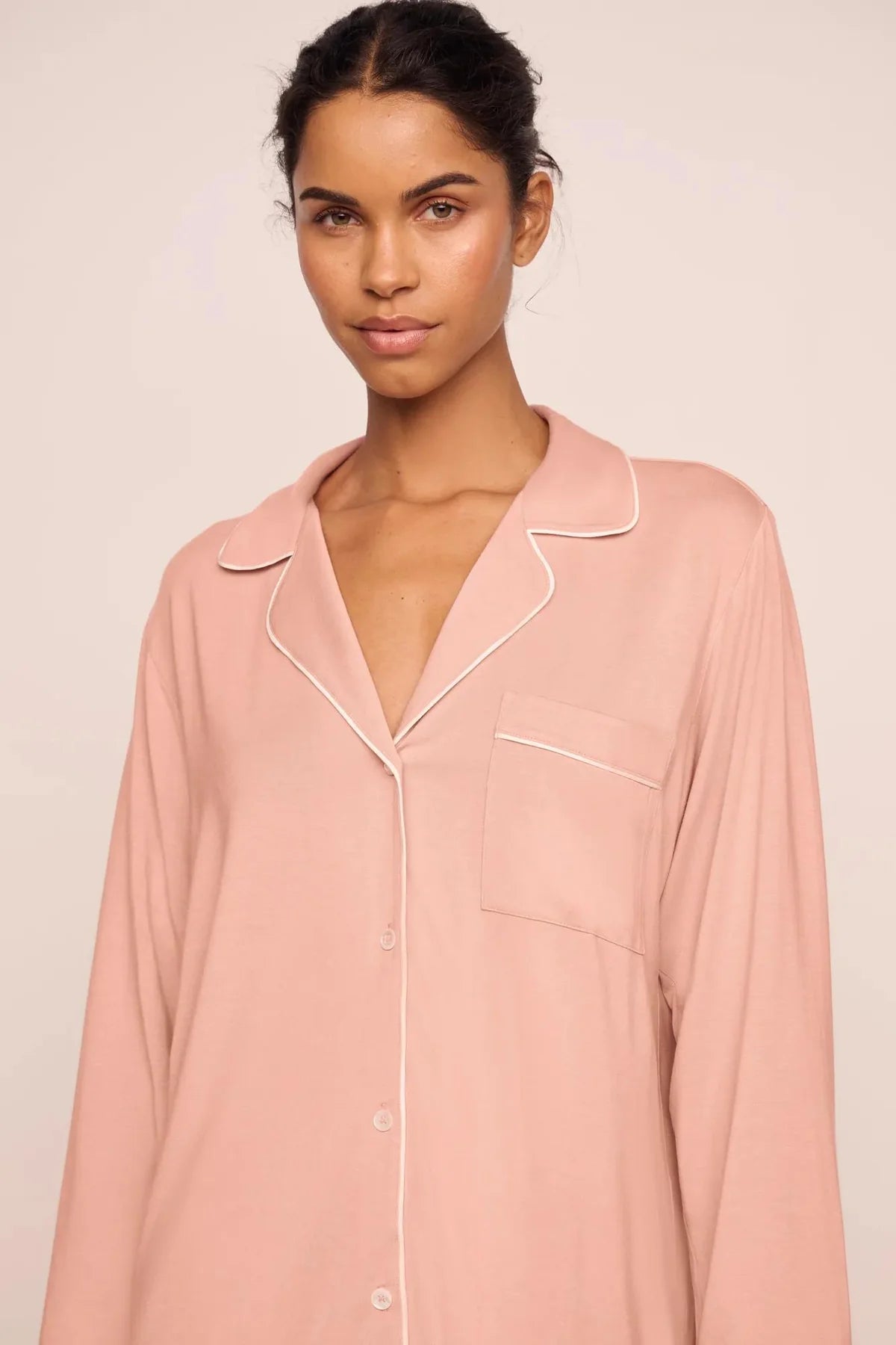 Gisele Long PJ Set - Velvet Pink