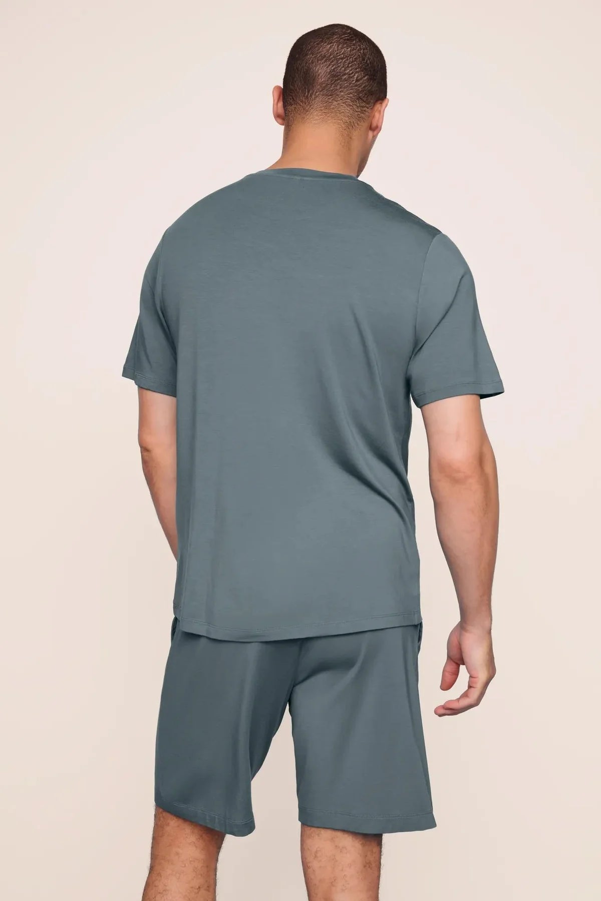 Henry Short PJ Set - Stone Blue