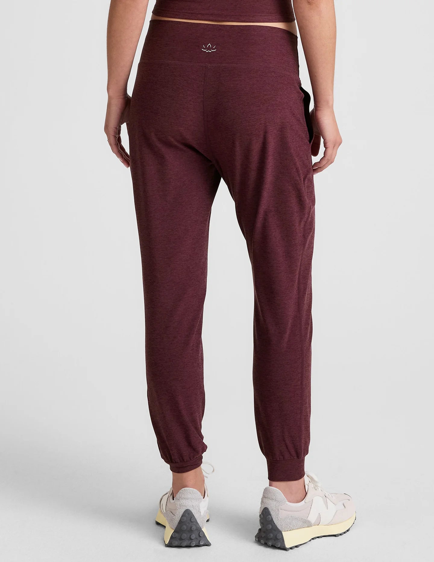 Spacedye Midi Jogger - Midnight Burgundy
