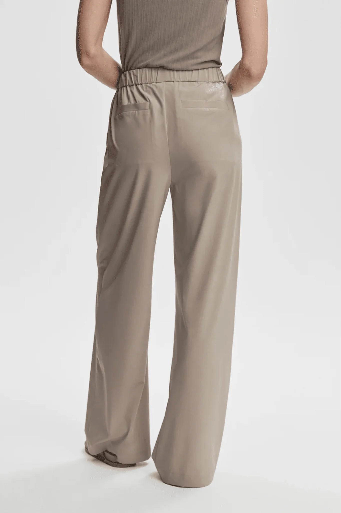 Kayson Wide Leg Pant - Simply Taupe