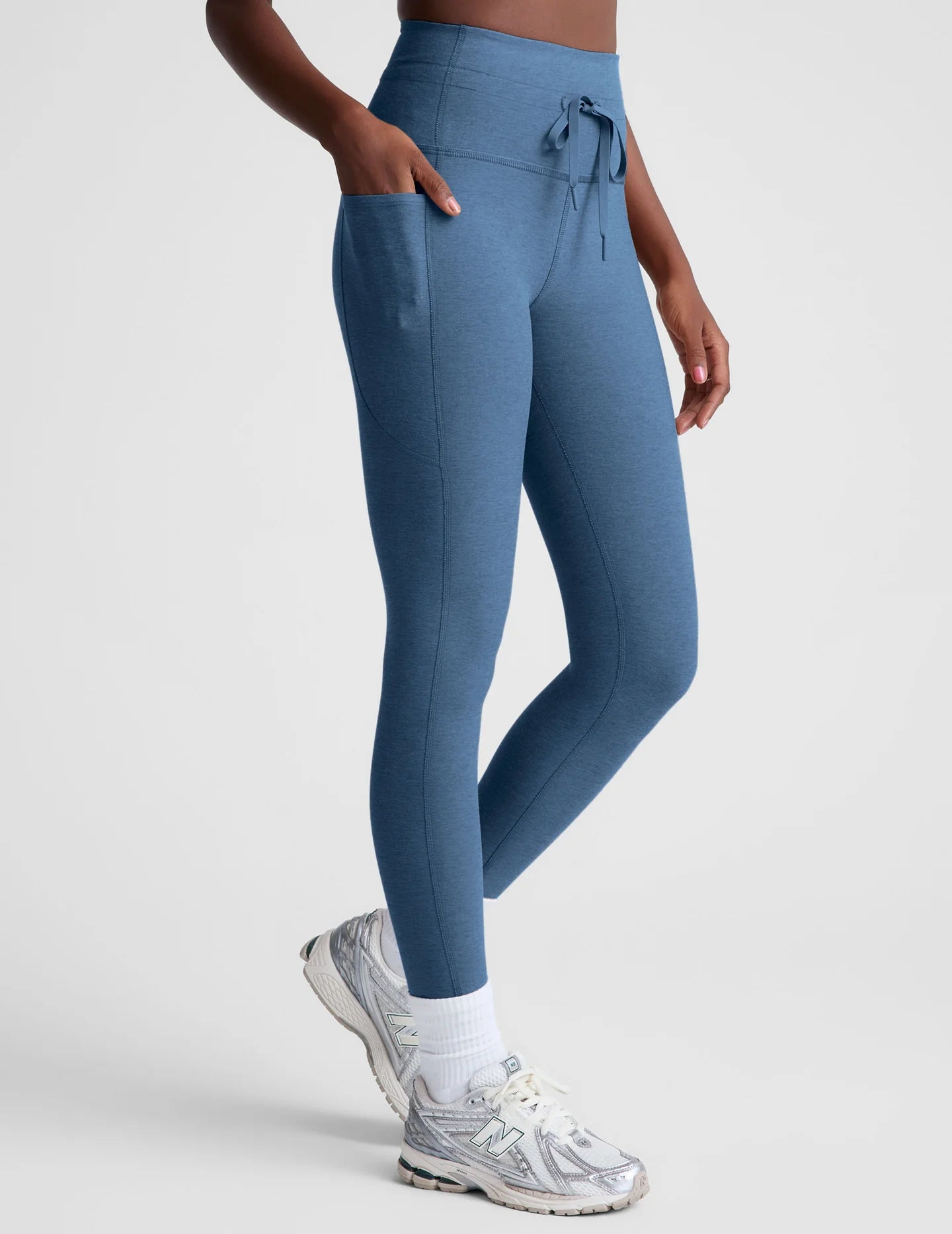 Go Pocket Legging - Washed Denim