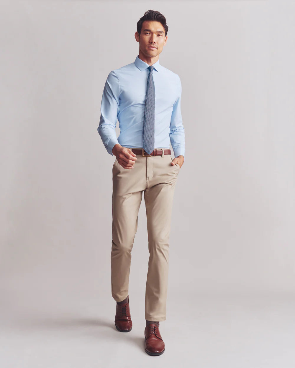 State of Mind Shirt Slim - Blue