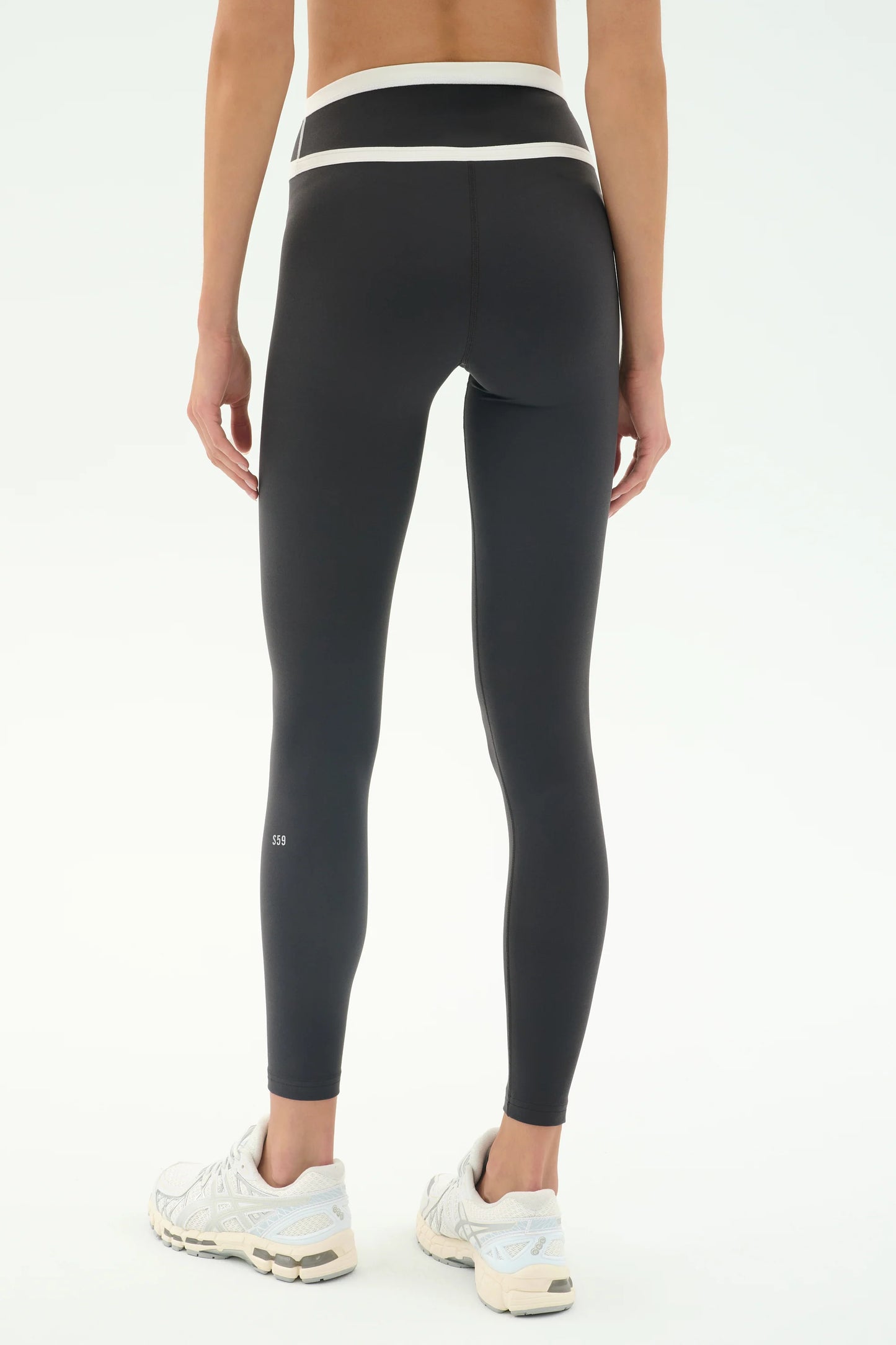 Mason HW Legging - Graphite/White
