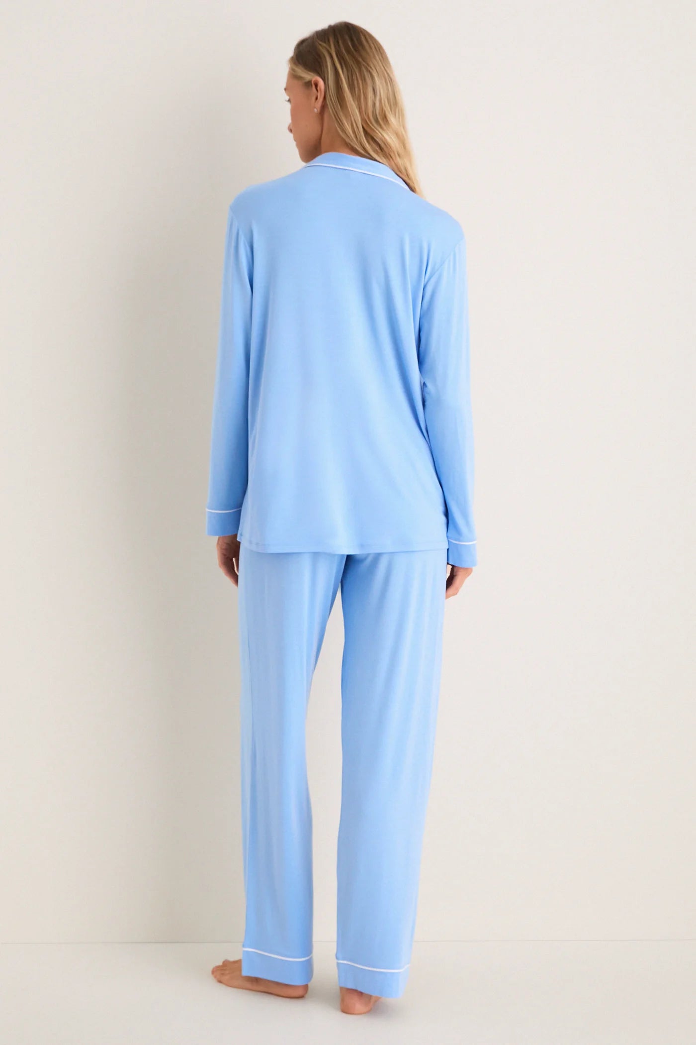 Gisele Long PJ Set - Summer Blue