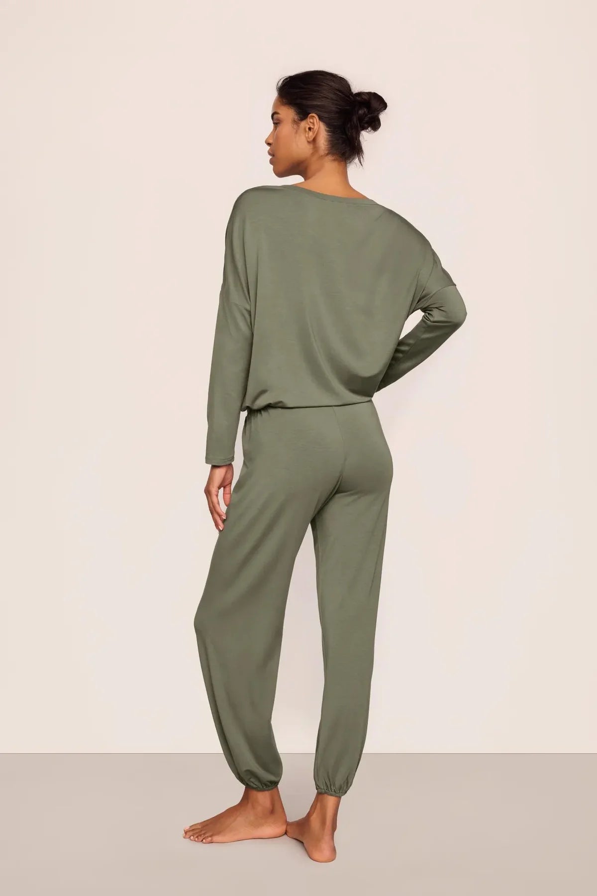 Gisele Slouchy Set - Smokey Olive