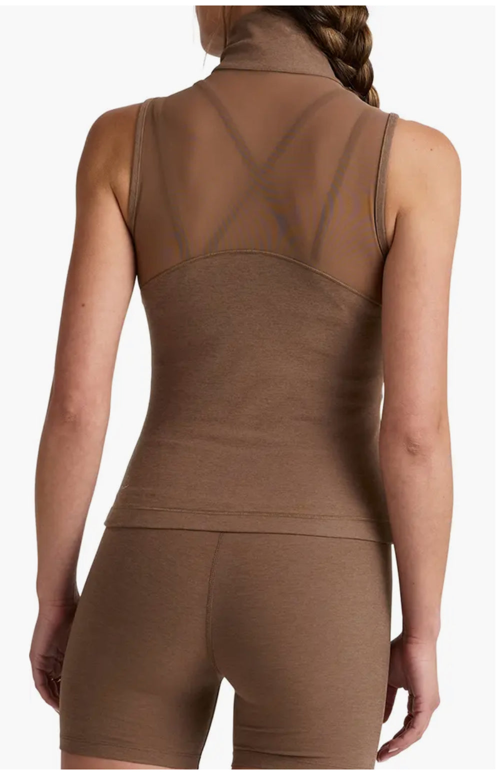 Venice Zip Through Vest - True Chocolate