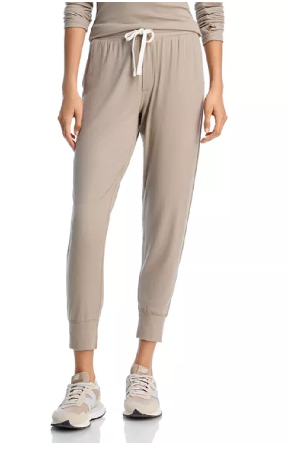 Kiki Rib Sweatpant - Latte