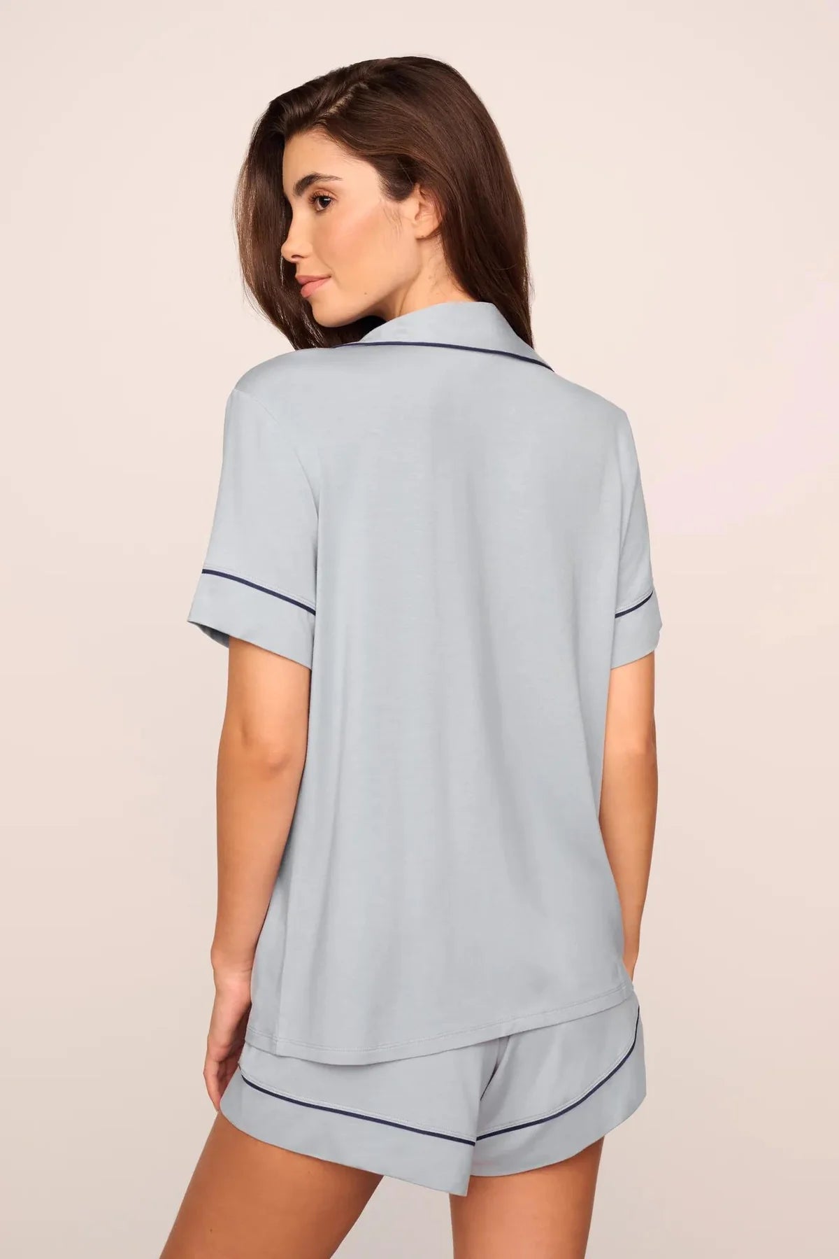 Gisele Relaxed Short PJ Set - Gray Dawn