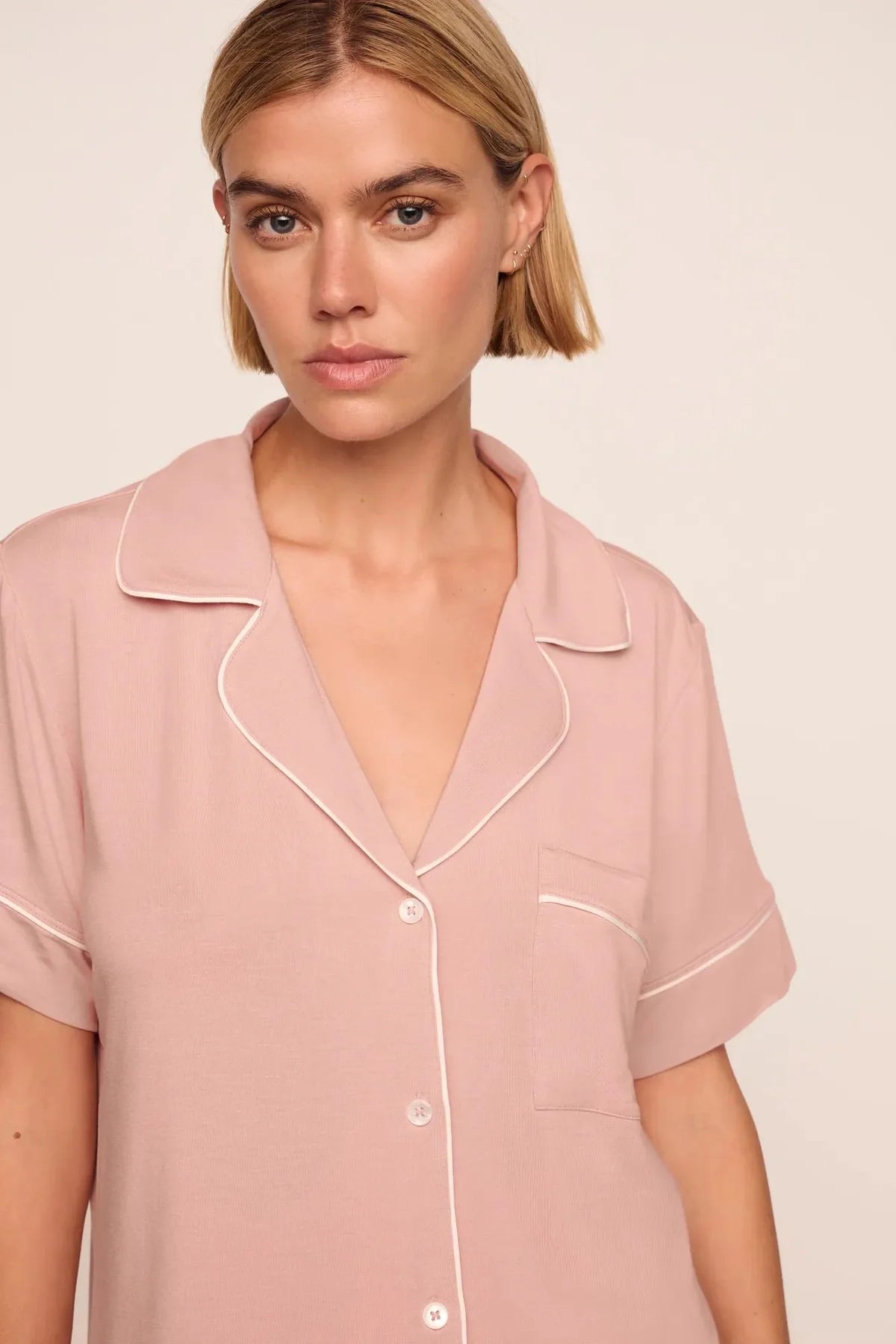 Gisele Relaxed Short PJ Set - Velvet Pink