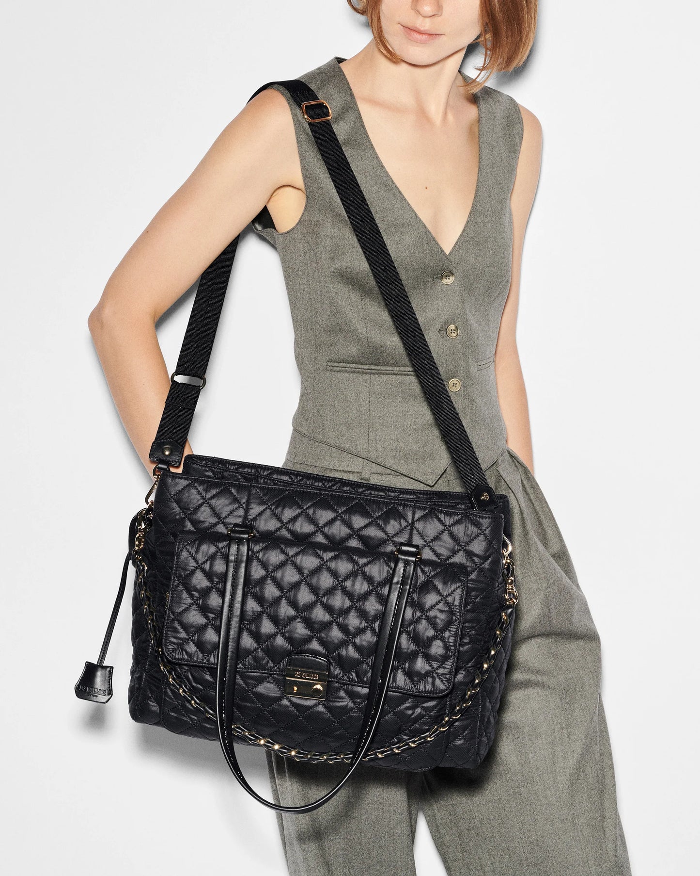 Crosby Lock Crossbody L - Black