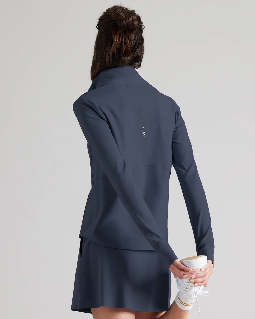 Course to Court 1/4 Zip - Navy Blue