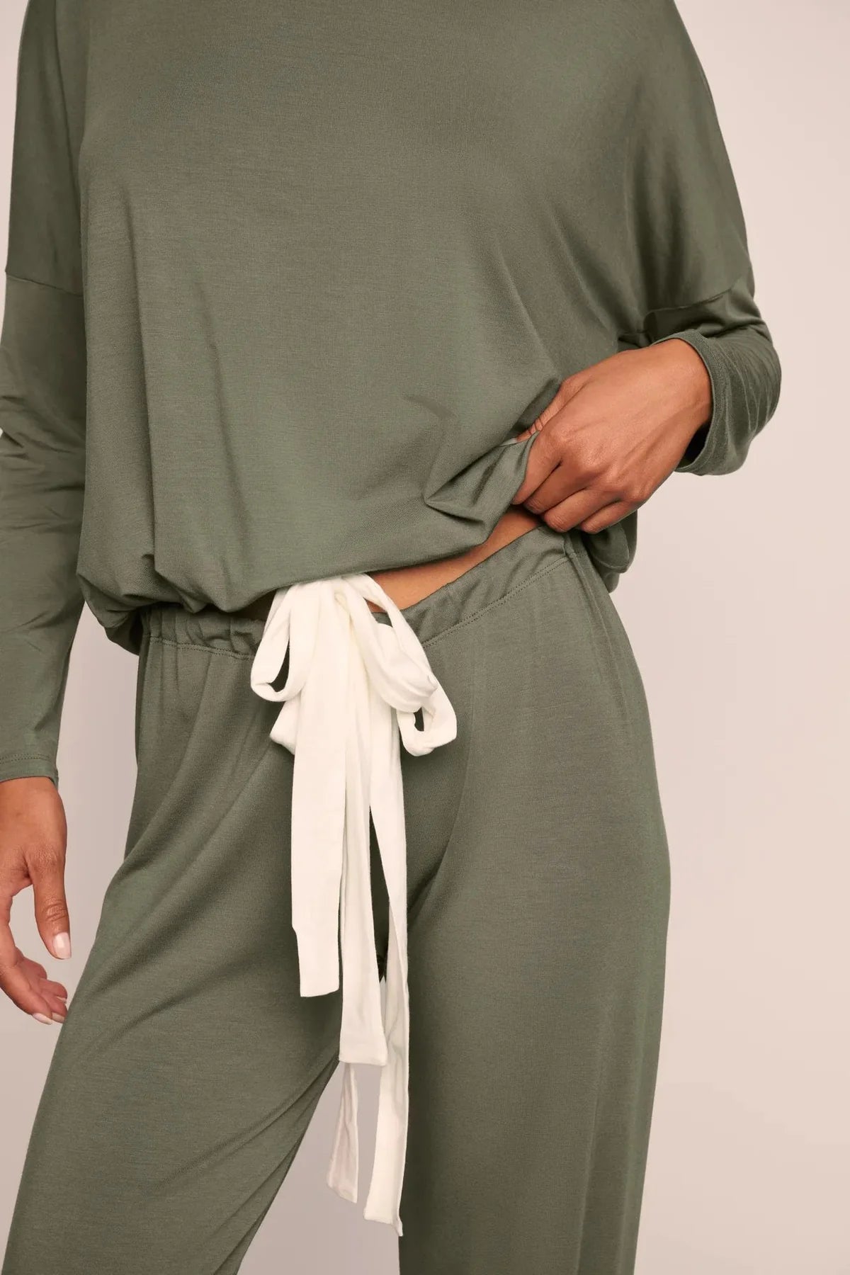 Gisele Slouchy Set - Smokey Olive