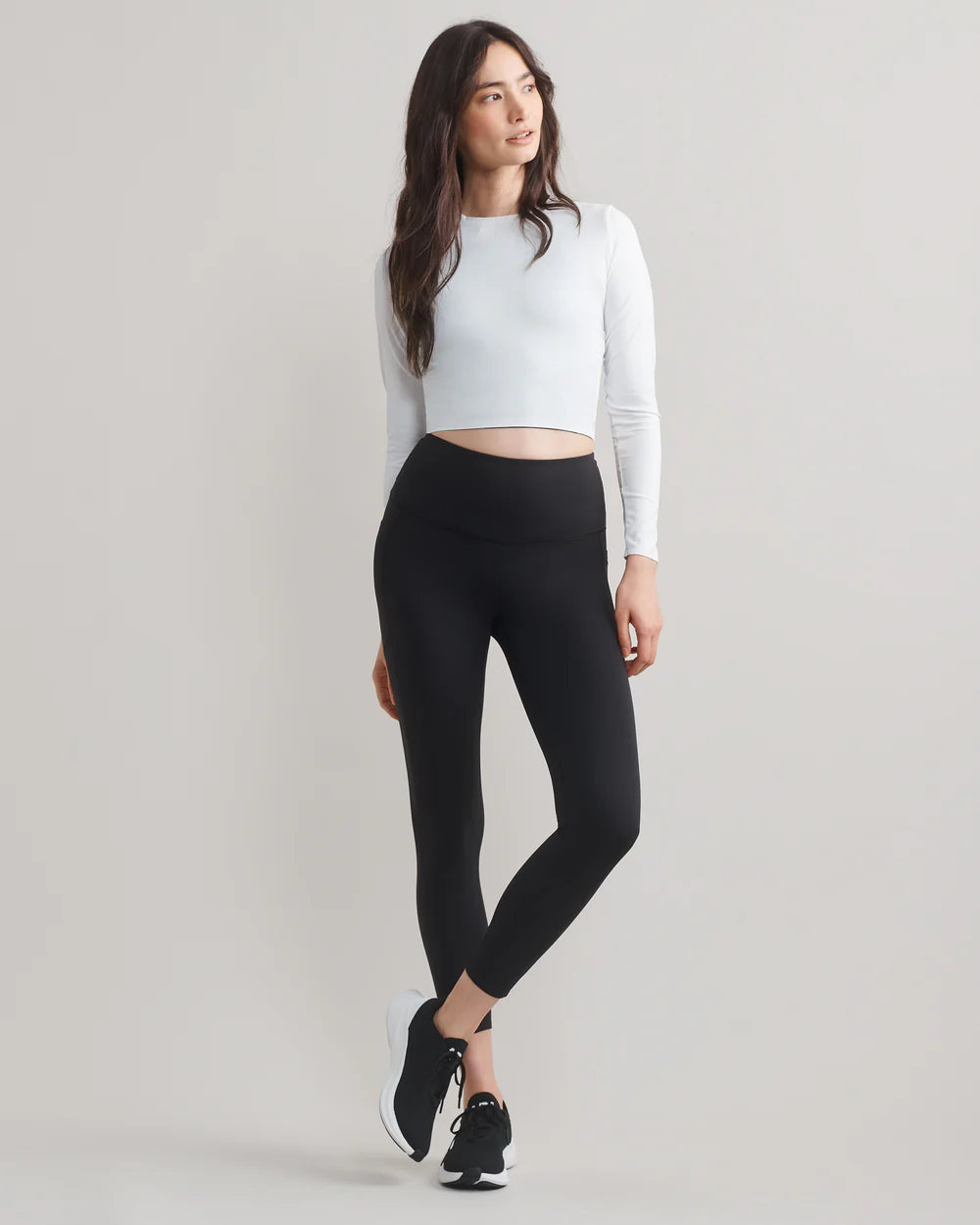 Serene Fitted LS - Snow White