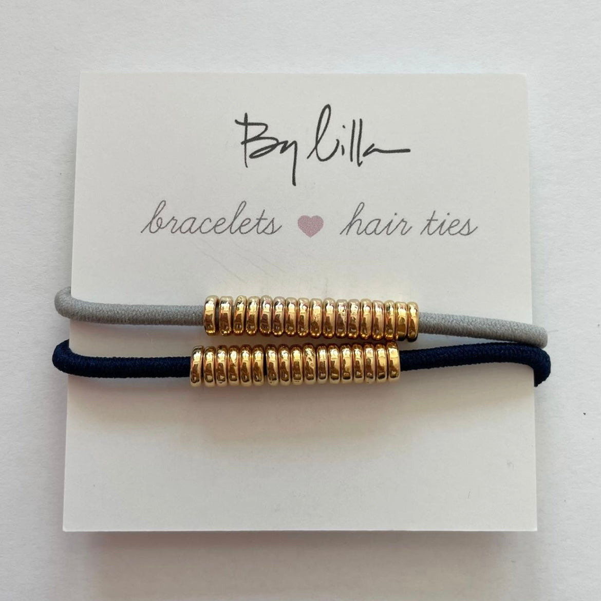 Argollas Duo- Blue & Gray/ G