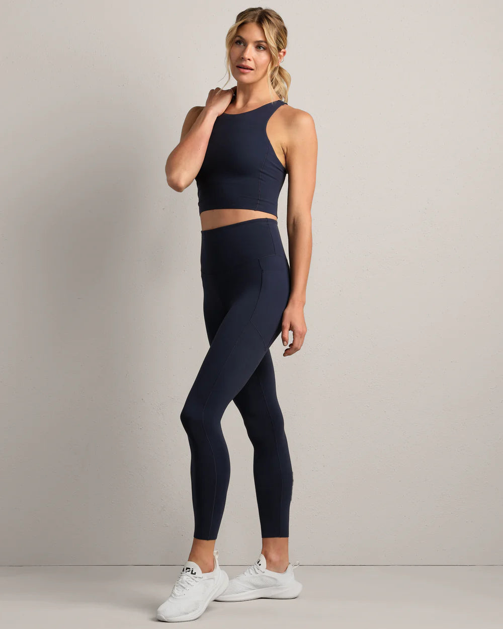 Revive Longline Bra - Navy Blue