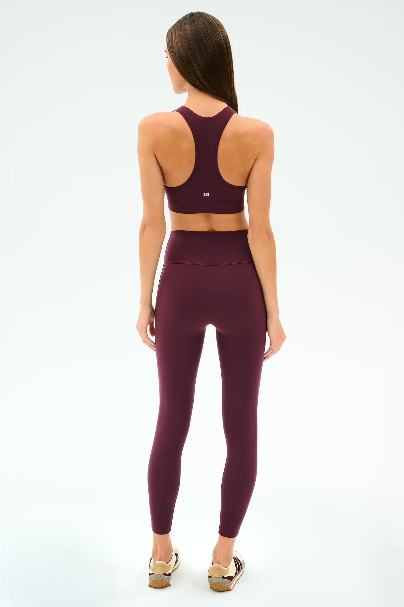 Mia Legging - Dark Cherry/Indigo