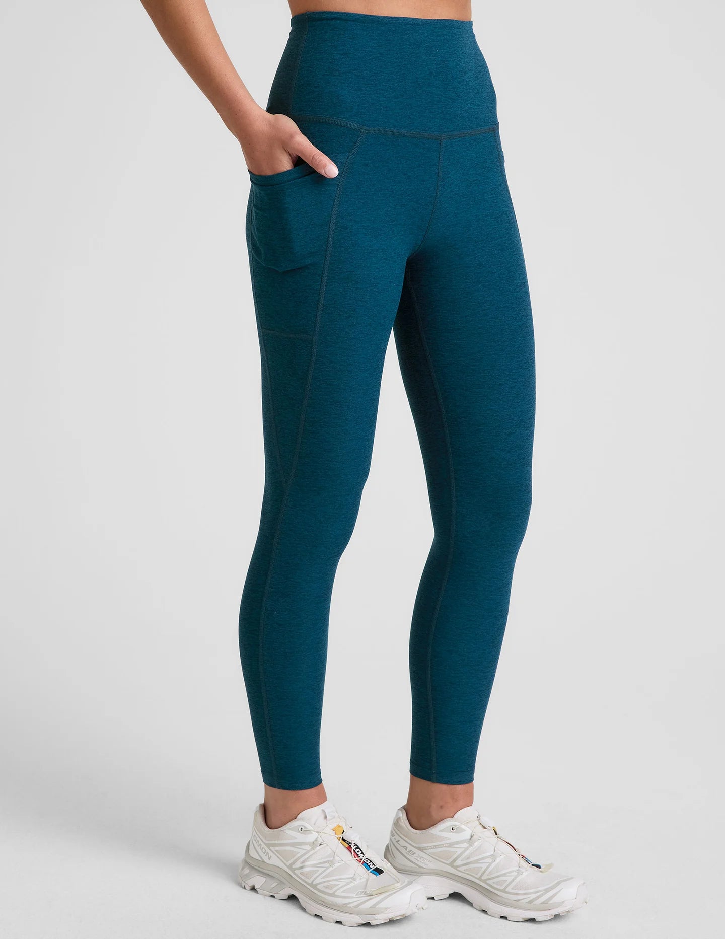 Out of Pocket Midi Legging - Blue Gem