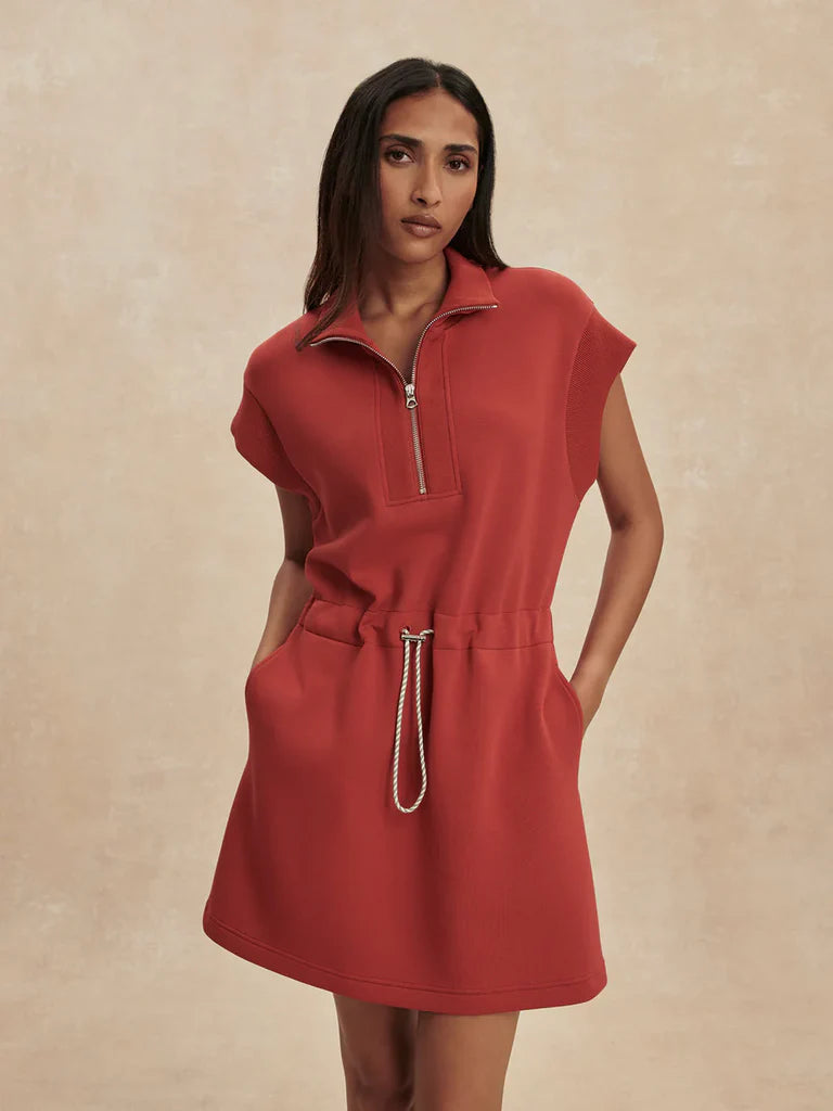 Avaya Half Zip Dress - Bossa Nova