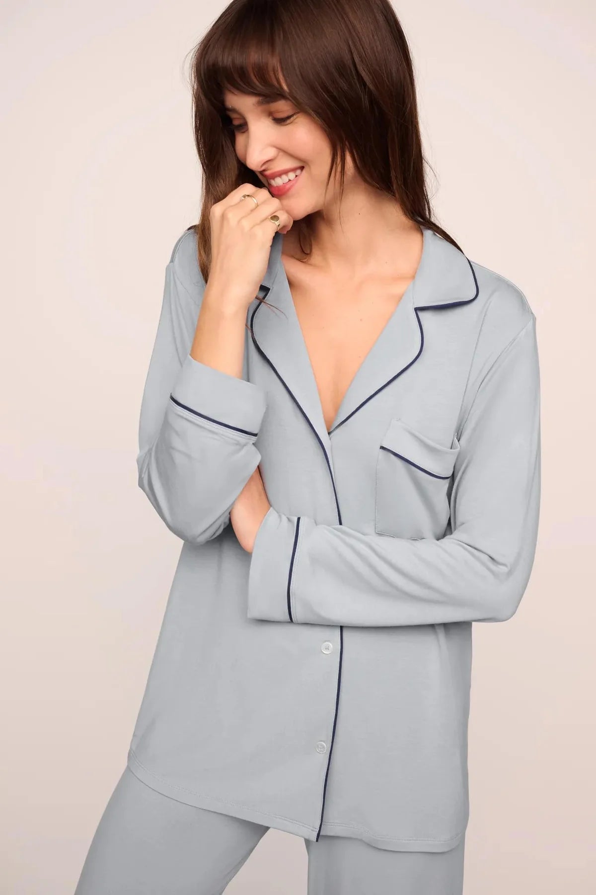 Gisele Long PJ Set - Gray Dawn