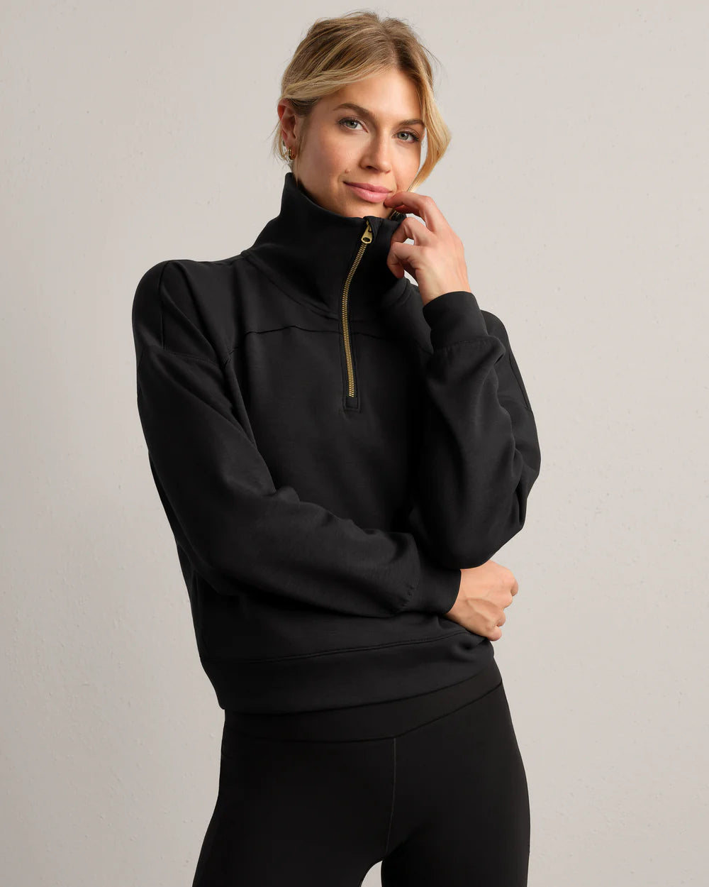 Dream glow 1/2 Zip/Trouser - Black Heather