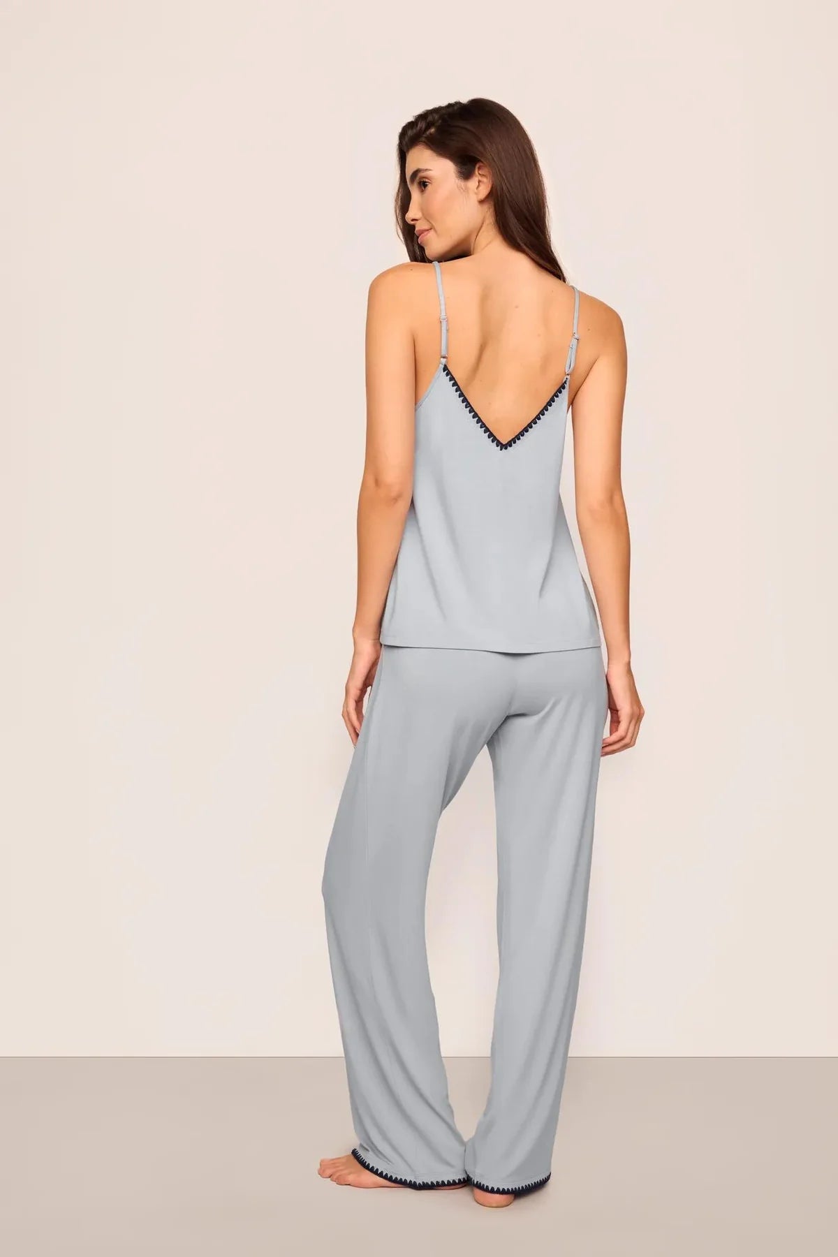 Frida Cami/Pant PJ Set - Gray Dawn