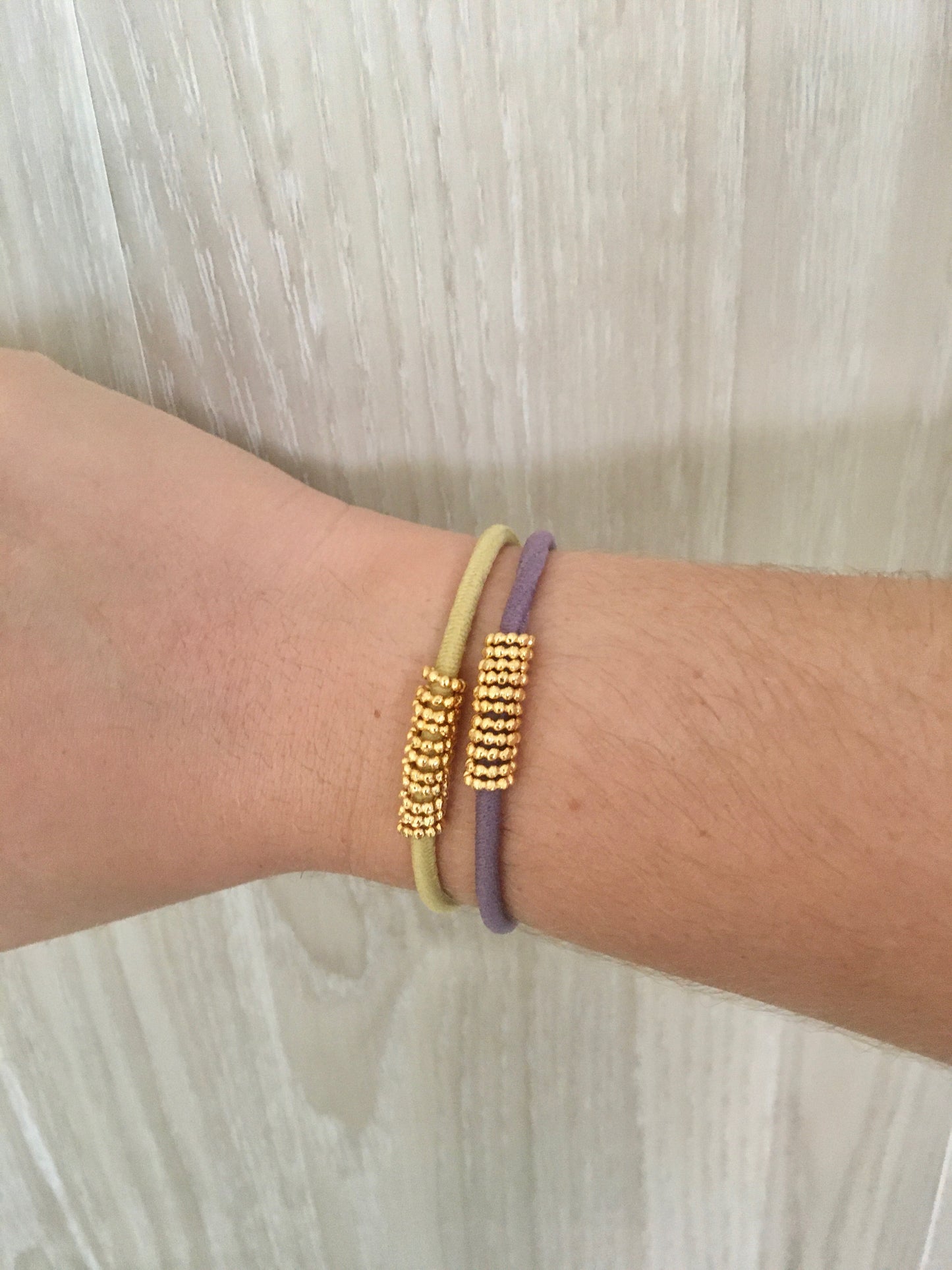 Anillos Duo- Green & Purple/ G