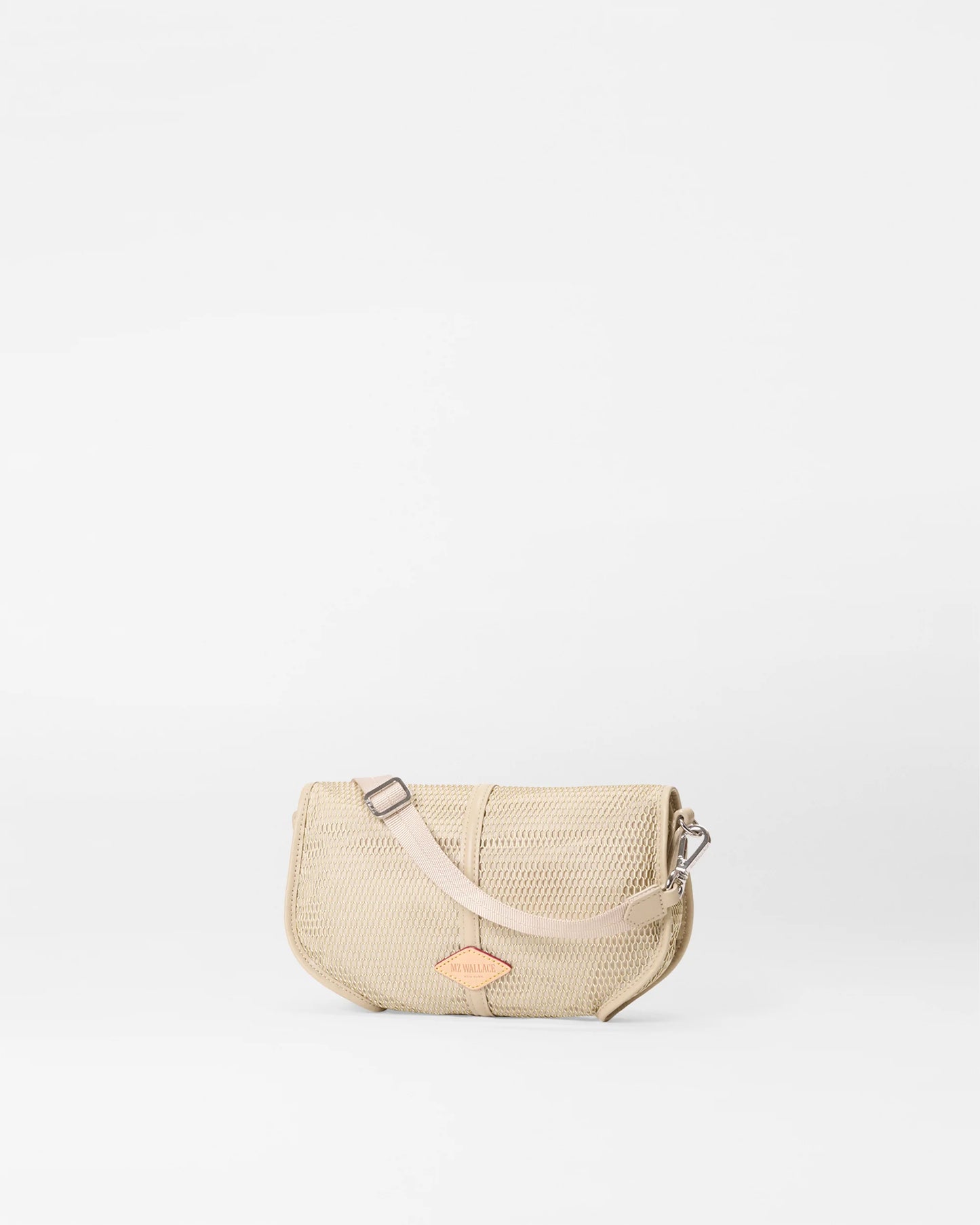 Astor Convertible Clutch - Buff Mesh