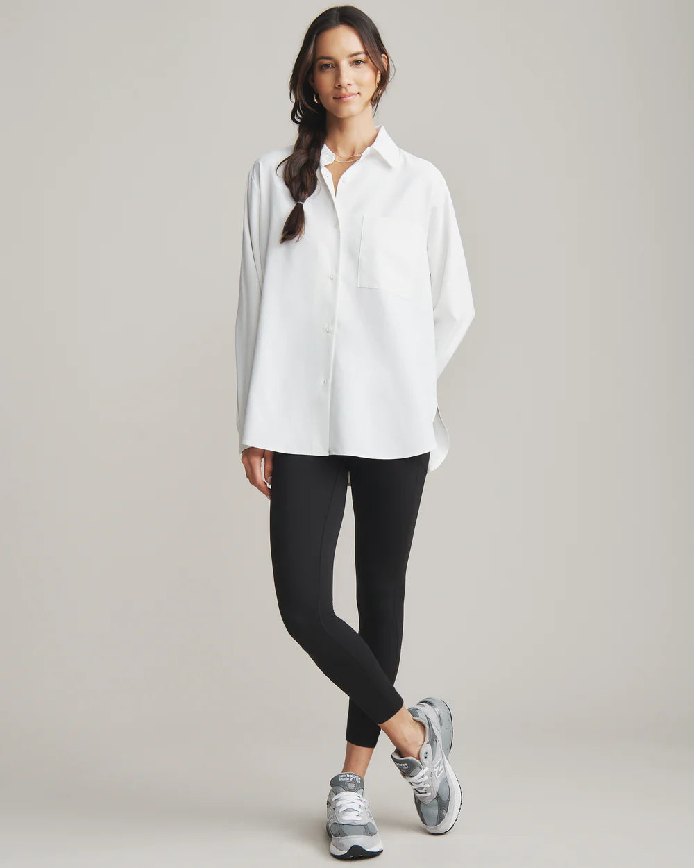 Mirage Button Up - White