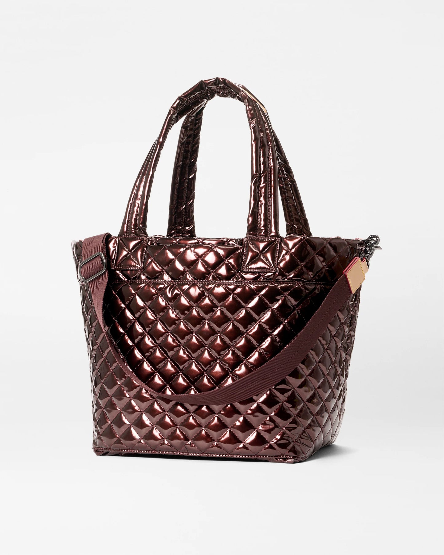 Metro Tote M - Bordeaux Lacquer