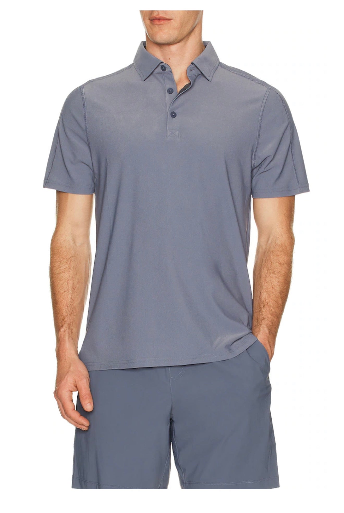 Regatta Pique Polo - Shale Blue