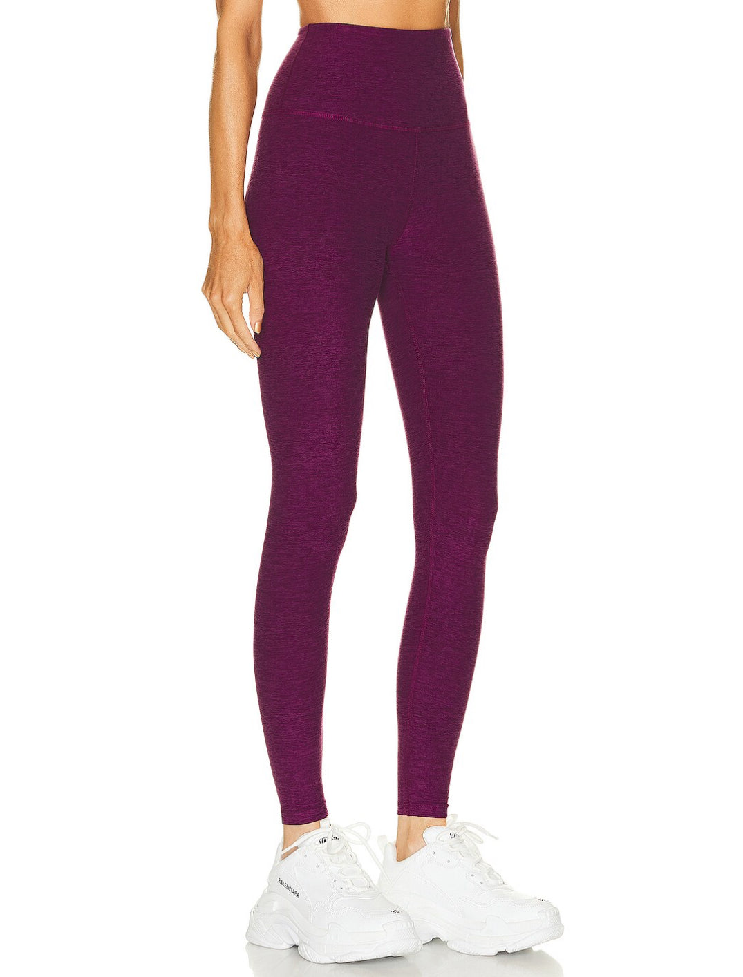 HW Midi Legging - Aubergine Beet