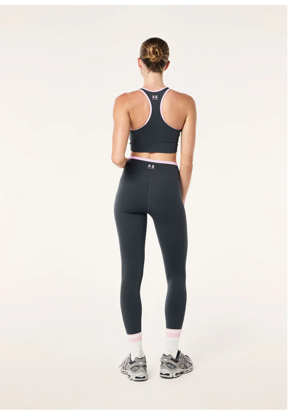 Vita Legging - Asphalt/Pink Lemonade