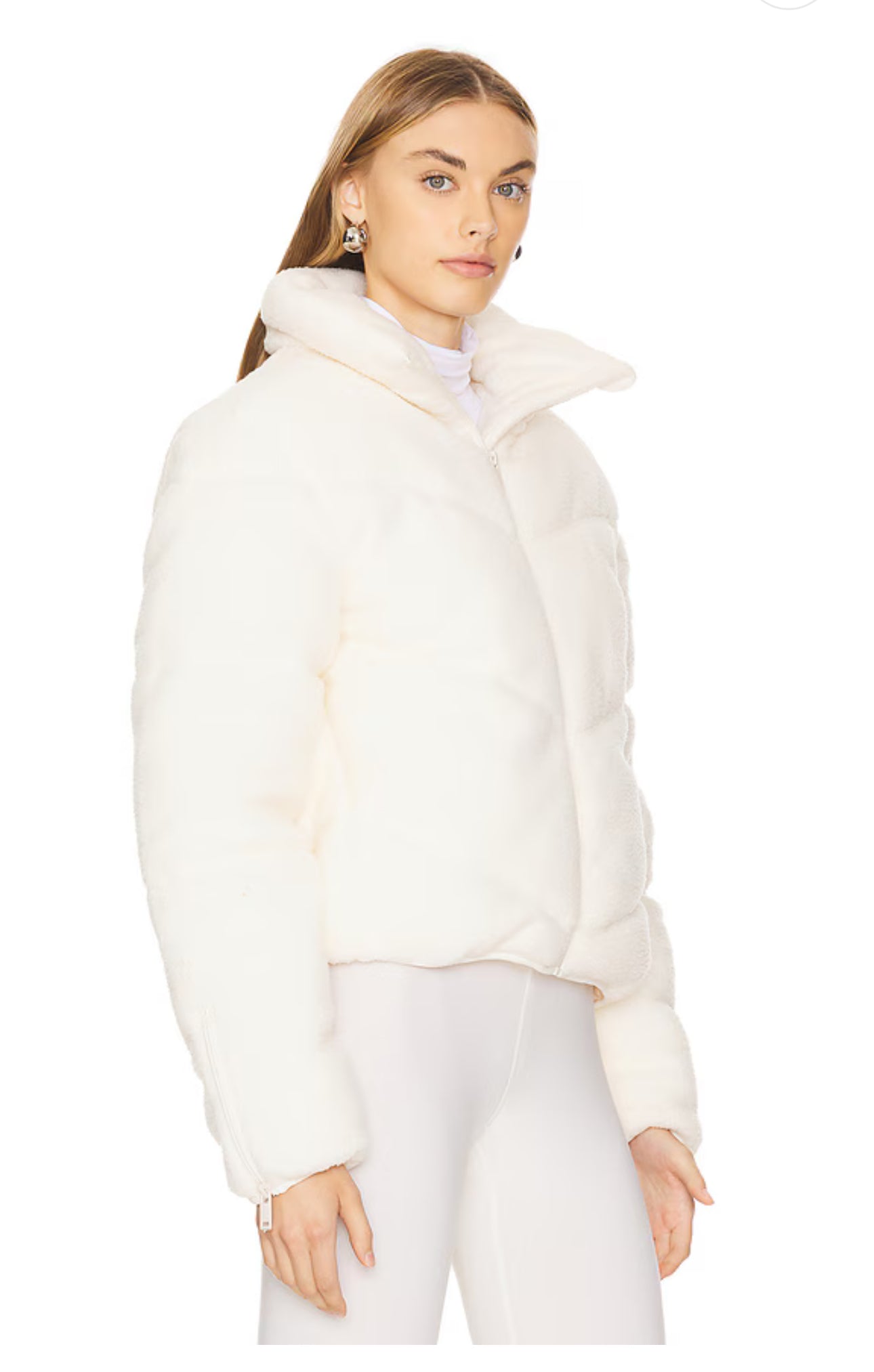Fortune Sherpa Jacket - Whisper White