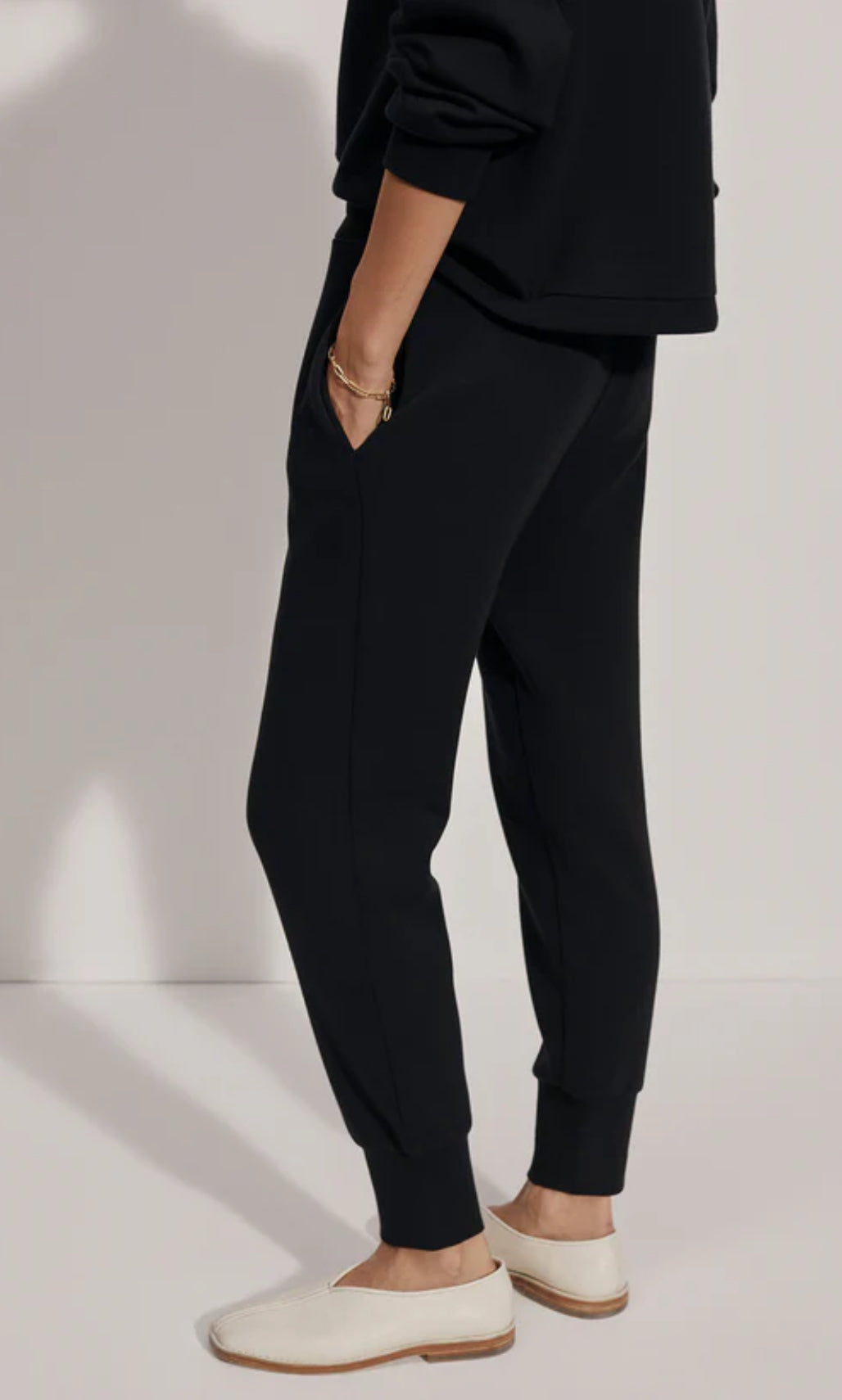Ritchie Short Slv/Slim Cuff Pant - Black
