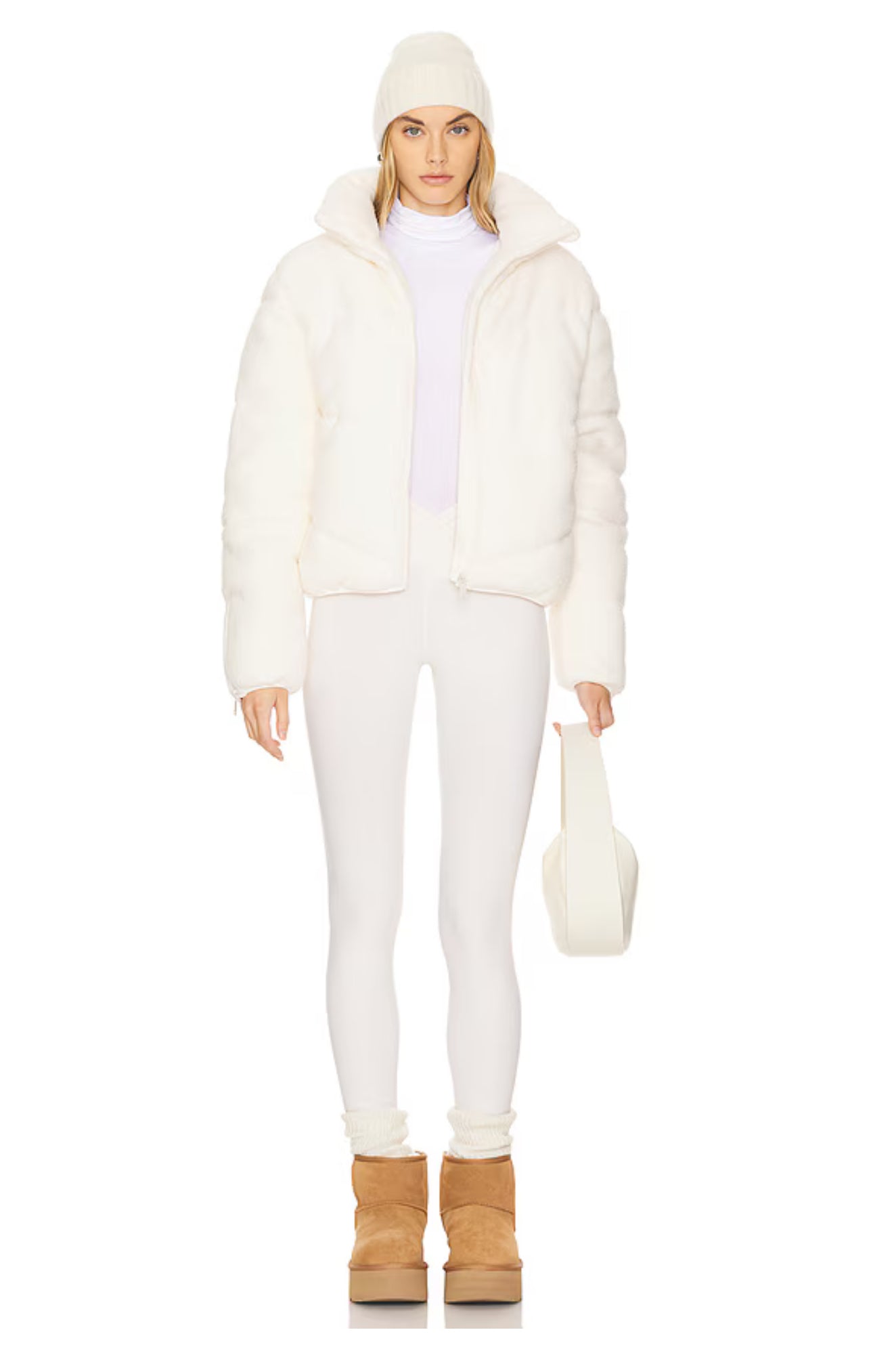 Fortune Sherpa Jacket - Whisper White