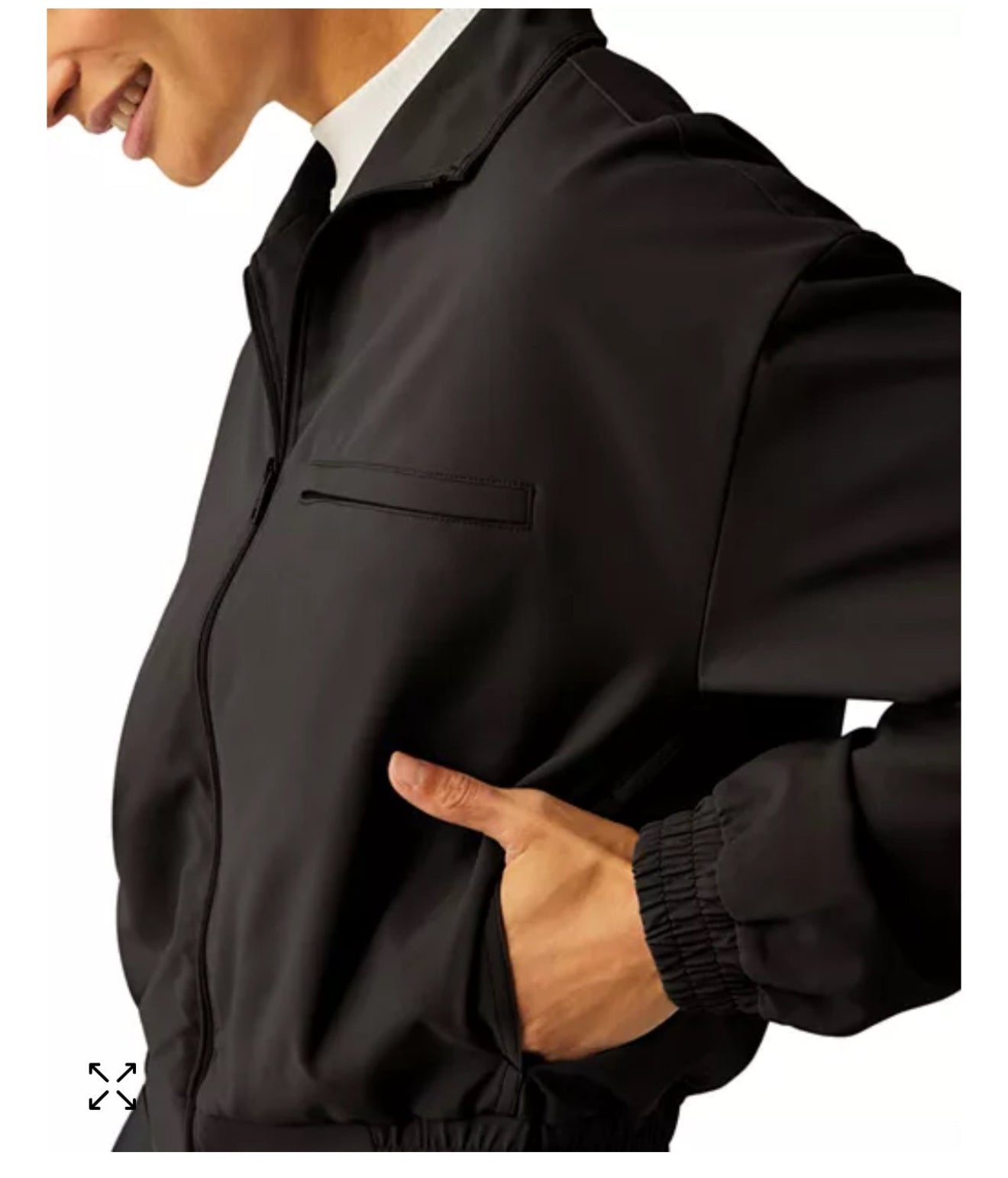 Status Jacket/Wide Leg Pant - Black