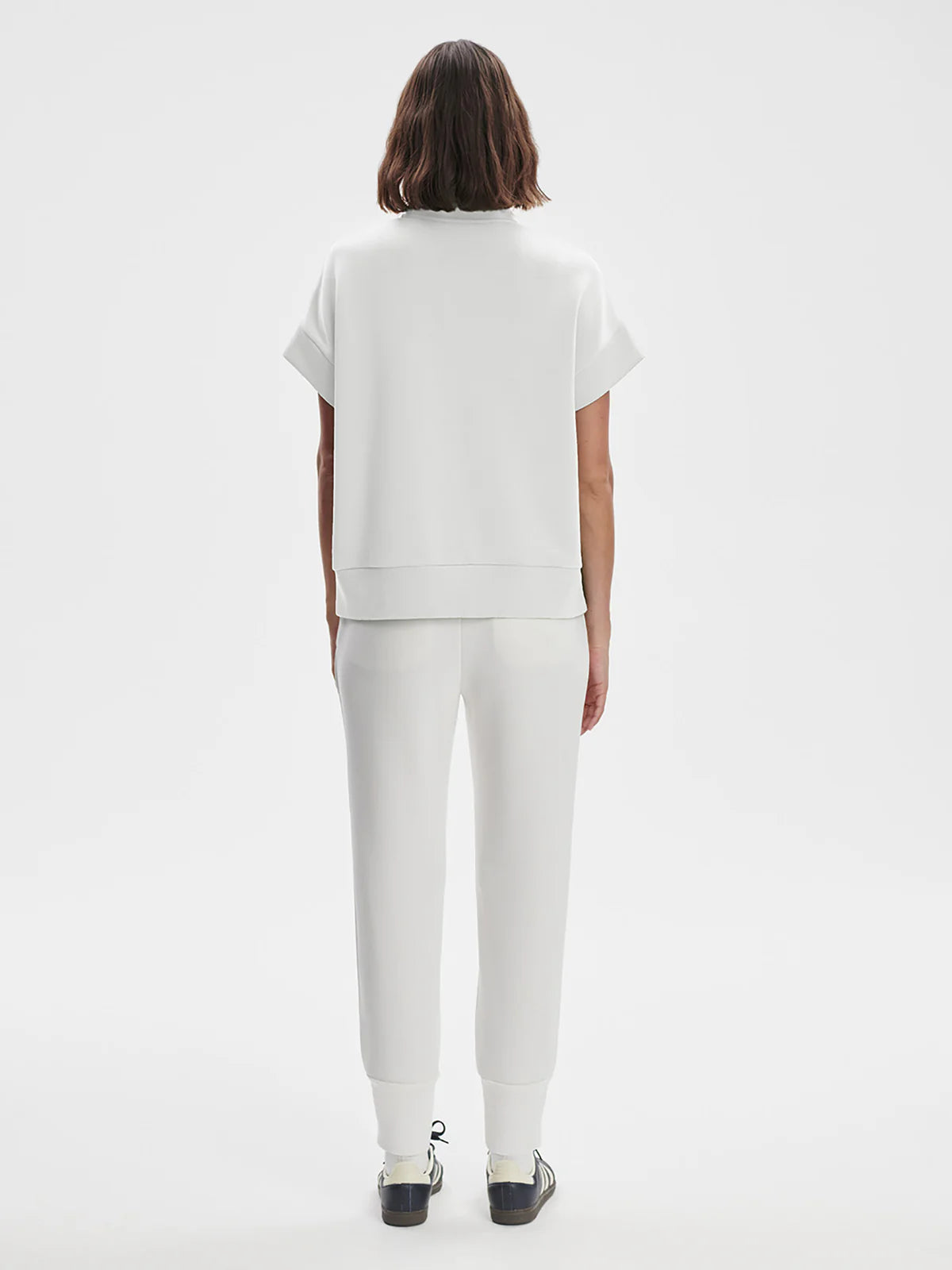 Ritchie Short Slv/Slim Cuff Pant - White