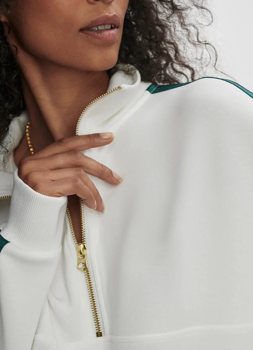 Raymar Half Zip Sweat/Slim Cuff Pant - white